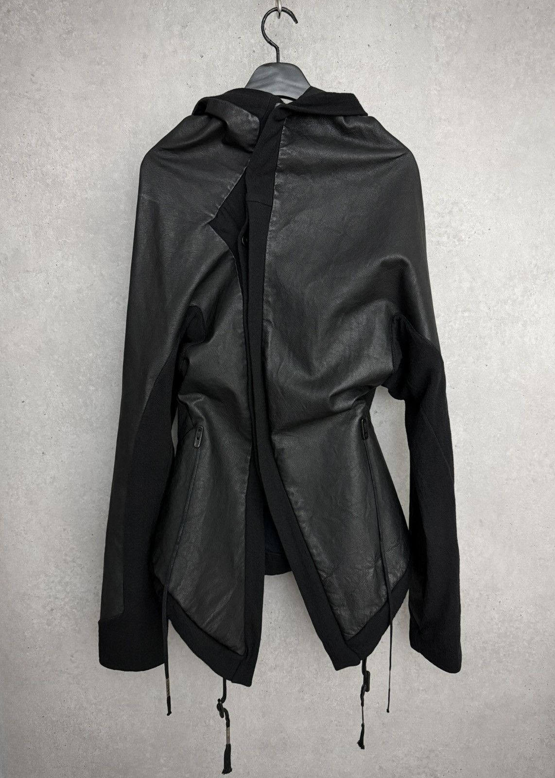Boris Bidjan Saberi BBS asymmetric hooded jacket Size US L / EU 52-54 / 3 - 5 Thumbnail