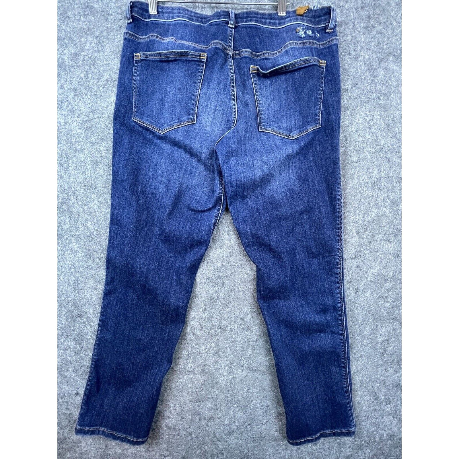 DUER Du/er Jeans Mens 33 Blue Straight Slim Taper Stretch Size US 33 - 2 Thumbnail