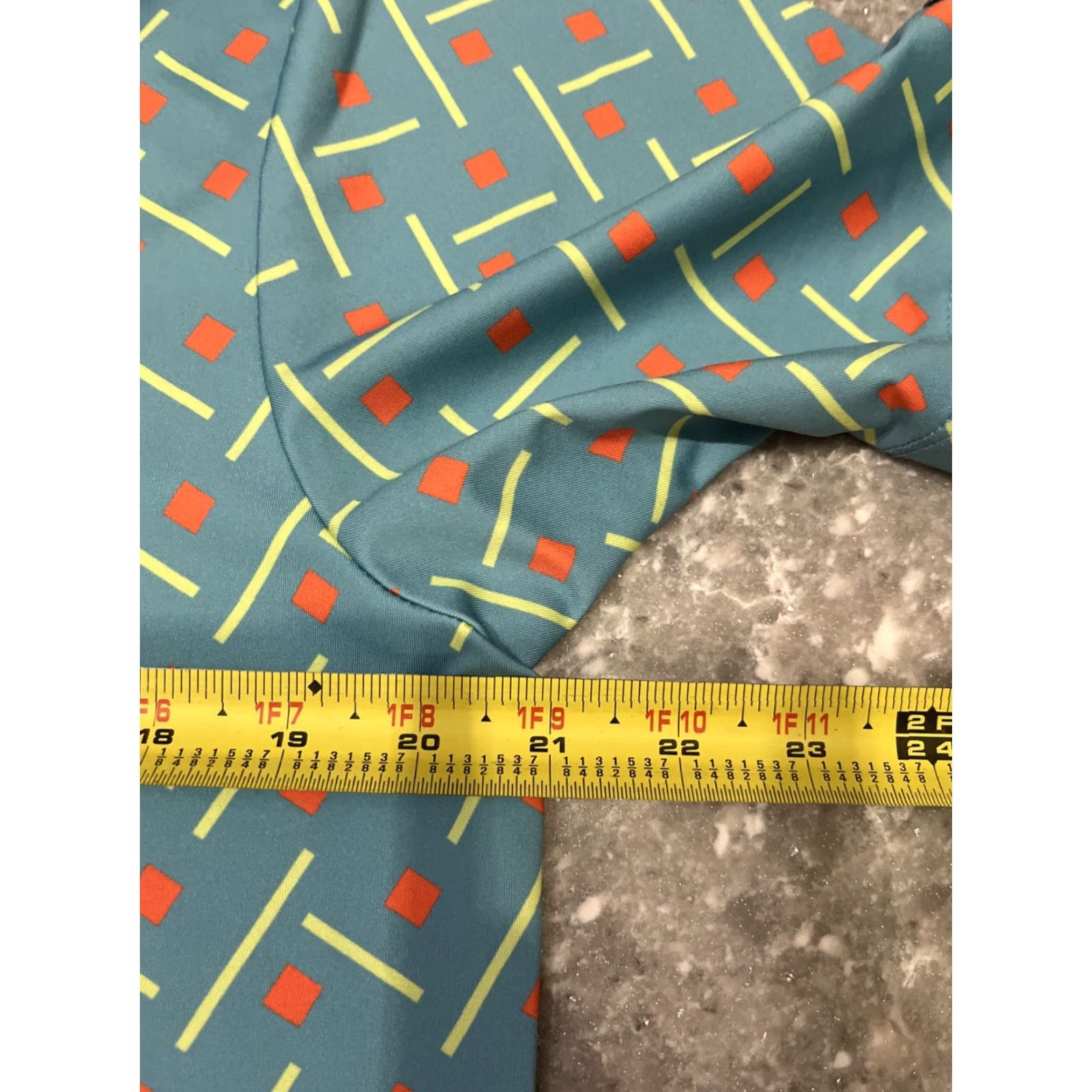 Vintage Bad Birdie Polo Shirt Men Medium Performance Golf Teal Orange Geometric Size US M / EU 48-50 / 2 - 5 Thumbnail