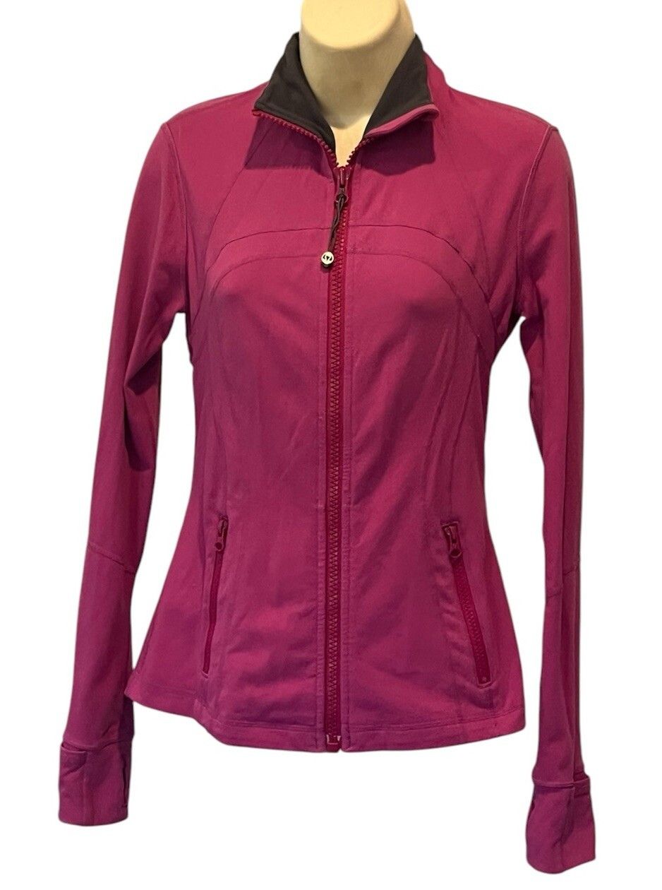 Lululemon Lululemon Magenta Full Zip Fitted Athletic Define Jacket Size M / US 6-8 / IT 42-44 - 1 Thumbnail