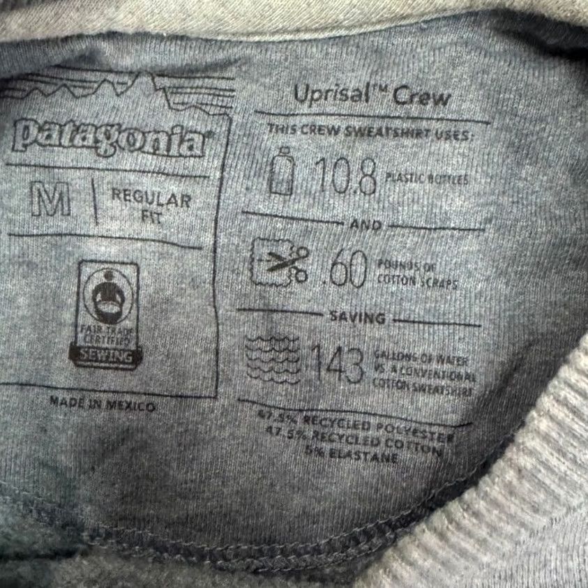 Patagonia Patagonia Mens Shadow Blue Size M Arched Fitz Roy Bear Sweatshirt Size US M / EU 48-50 / 2 - 4 Thumbnail