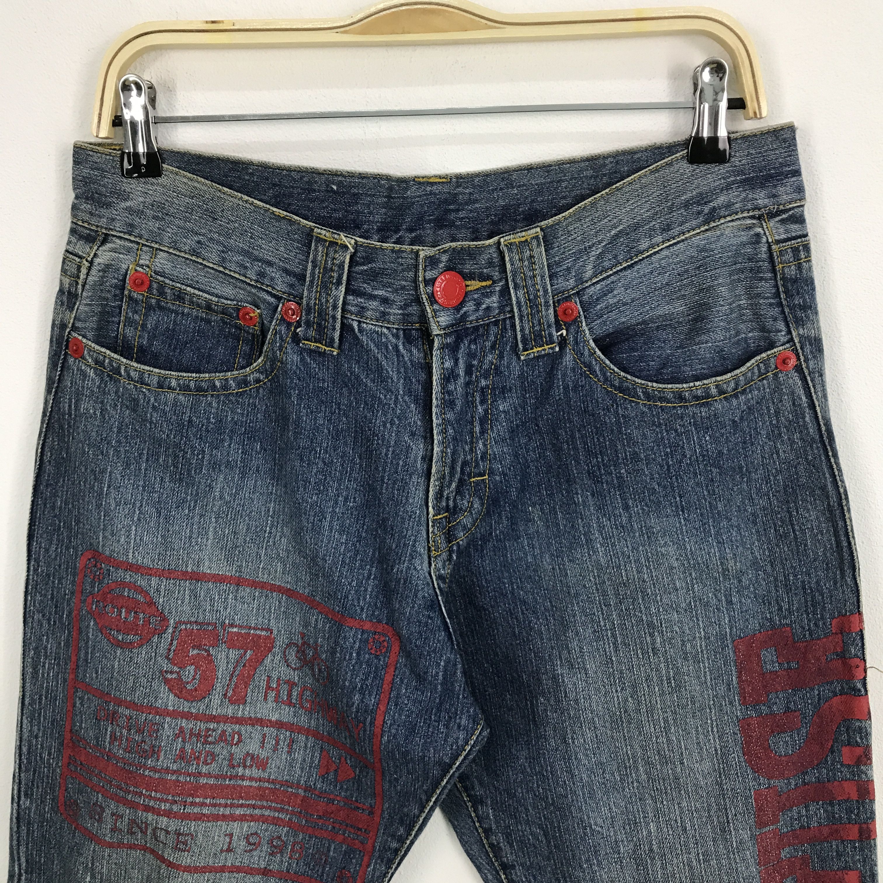 Japanese Brand japanese brand denim style Japan jean pants Size US 32 / EU 48 - 2 Thumbnail