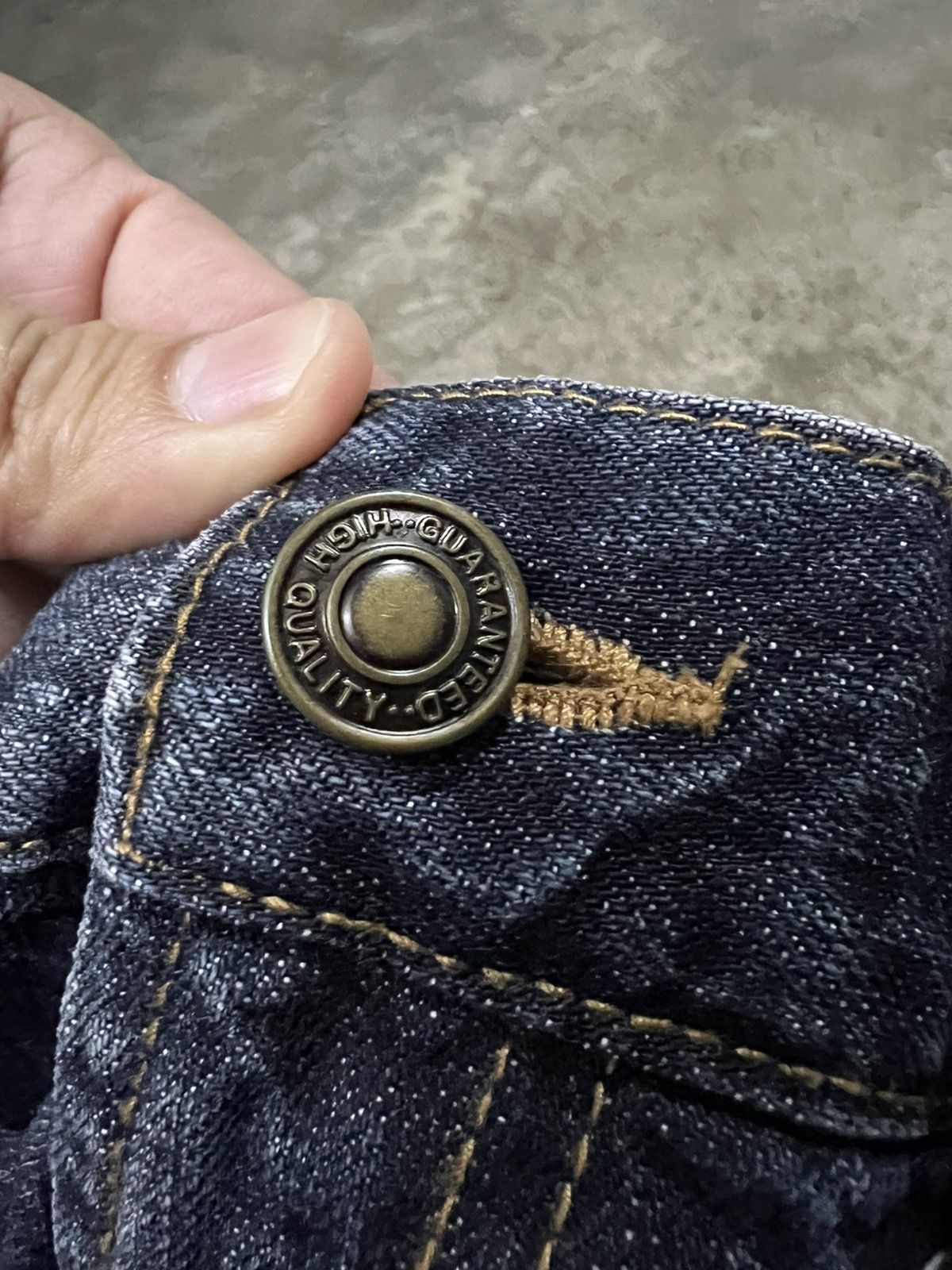 Japanese Brand 💥FLARE💥UNBRAND SUKAJAN DRAGON JEAN Size US 33 - 10 Thumbnail