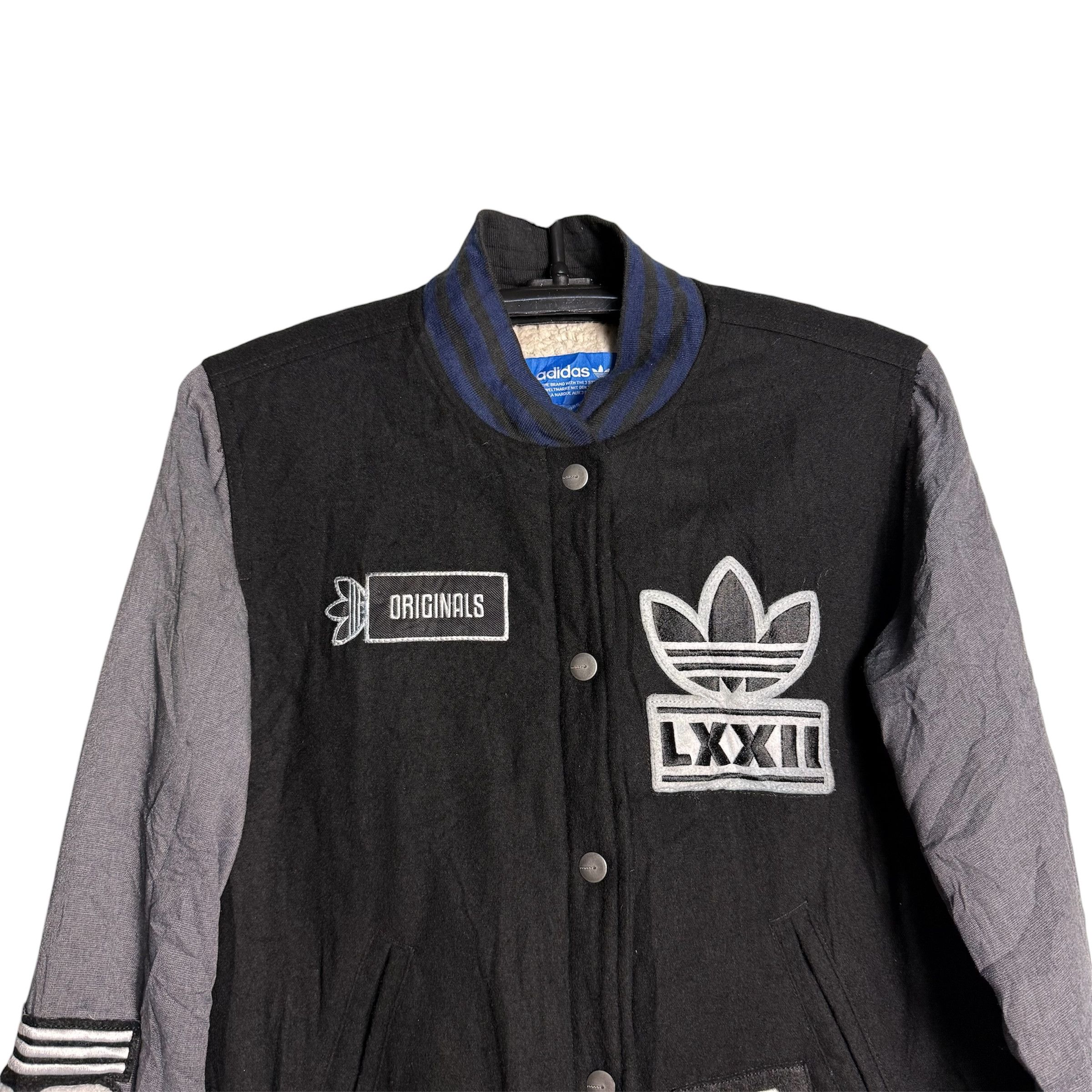 Adidas 🔥RARE🔥Vintage Adidas Originals Wool Lining Varsity Jacket Size US M / EU 48-50 / 2 - 2 Thumbnail