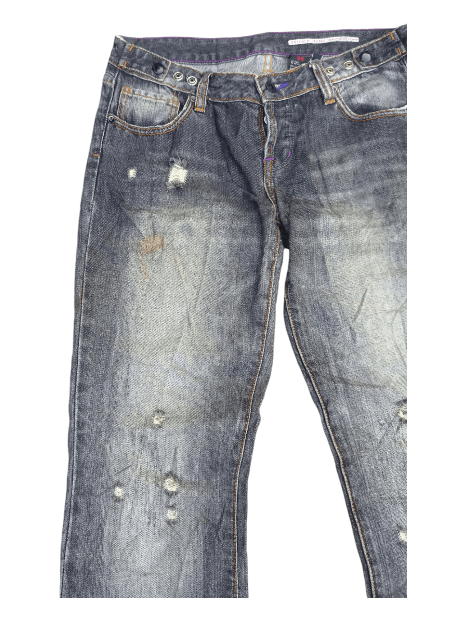 Buffalo David Bitton Buffalo David Bitton Mud Washed Flared Jeans Size US 28 / EU 44 - 6 Thumbnail