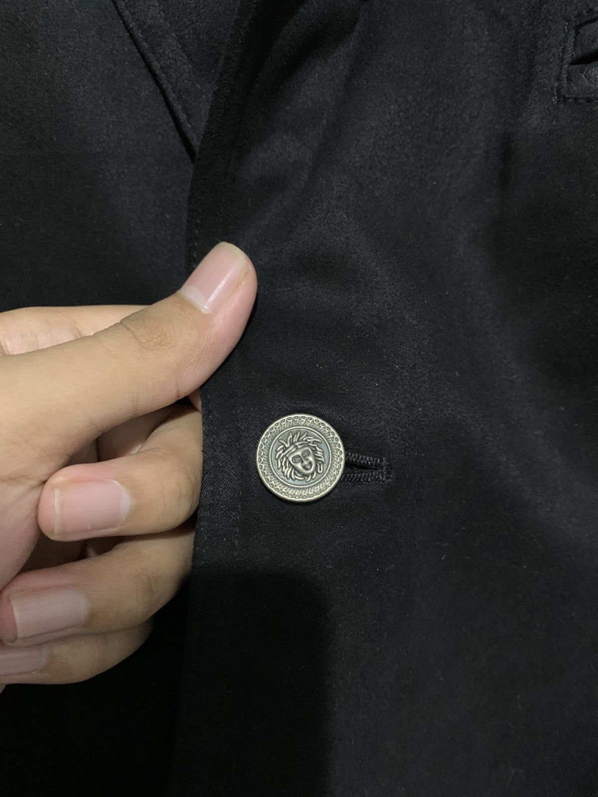Versace Suits Blazer Gianni versace Black Wool Canvas XL Original Size 40R - 4 Thumbnail
