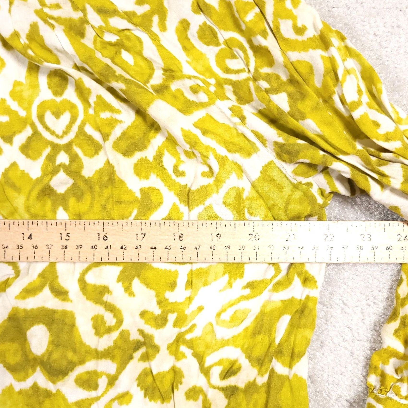 Jones New York Jones New York Shirt Women's XL Green Geometric Long Sleeve Keyhole Neck Size XL / US 12-14 / IT 48-50 - 6 Thumbnail