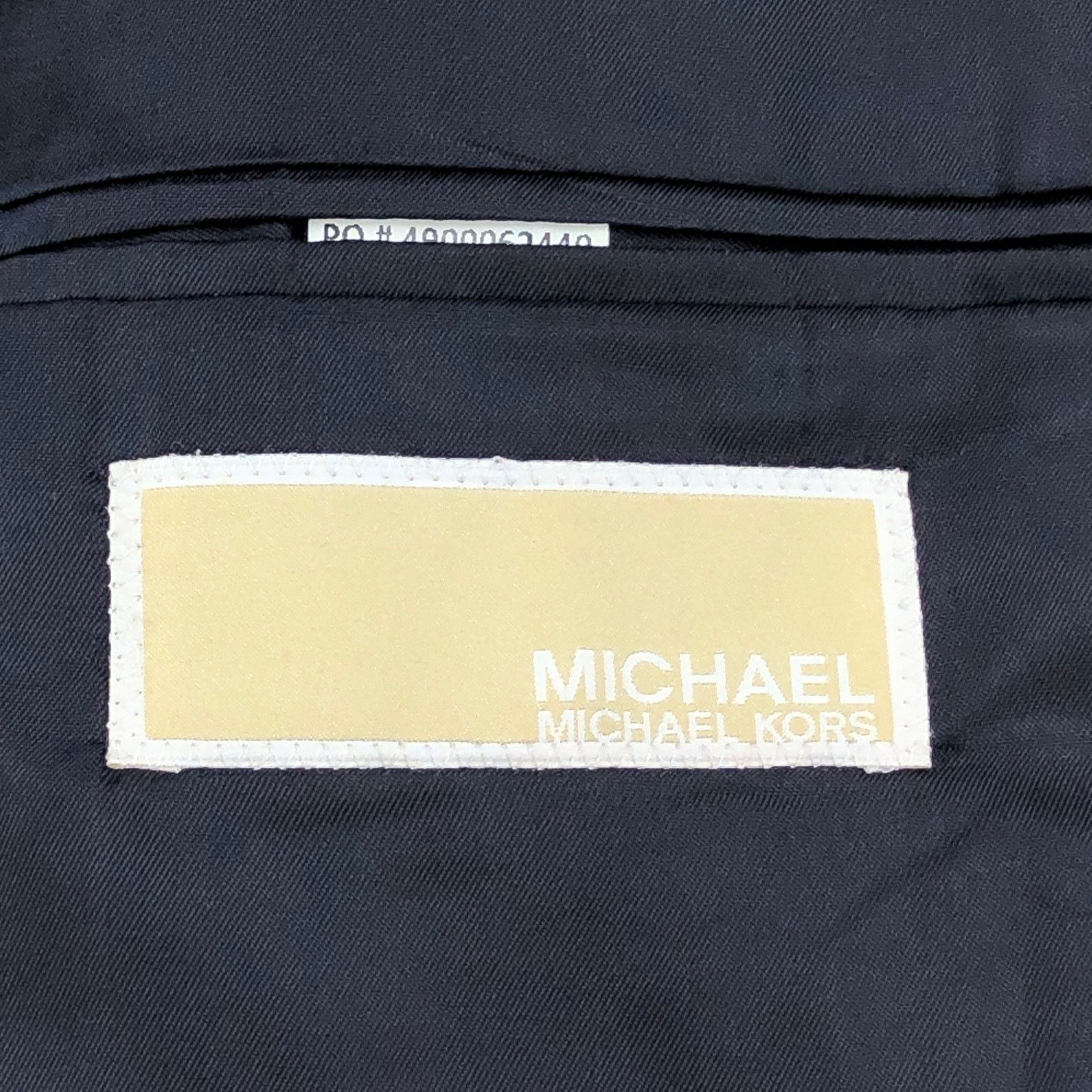 Michael Kors Michael Kors Size 46L Blazer Classic Navy Gold Metal Button Size 46L - 16 Thumbnail