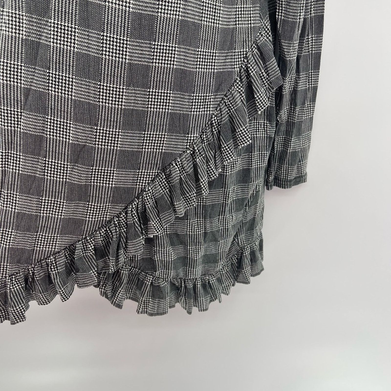 Boohoo Boohoo Grey/Black Checkered Dress Size 12 Size XL / US 12-14 / IT 48-50 - 3 Thumbnail