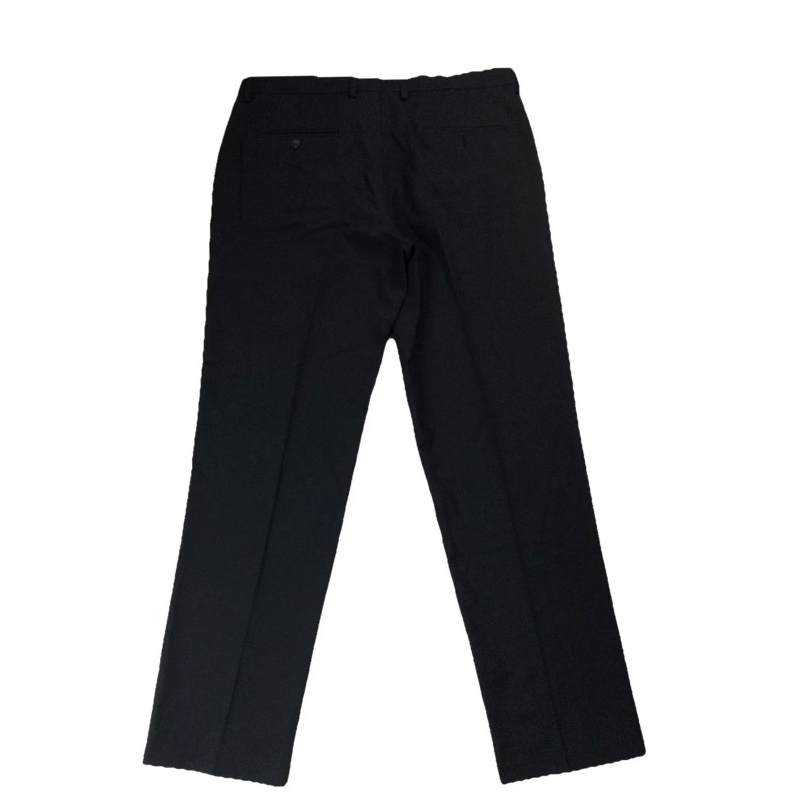 Haggar Haggar Men’s Black Premium Flex Waistband Dress Pants 36x30 Size 36 Black Polyester Straight Leg Formal Business Mens Pants Size US 36 / EU 52 - 5 Thumbnail