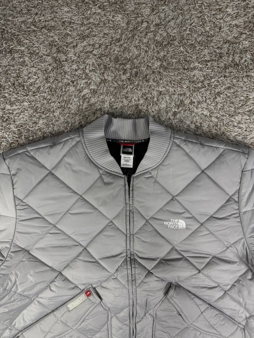 The North Face The North Face Never Stop Exploring Gray Quilted Jacket Size US XXL / EU 58 / 5 - 2 Thumbnail