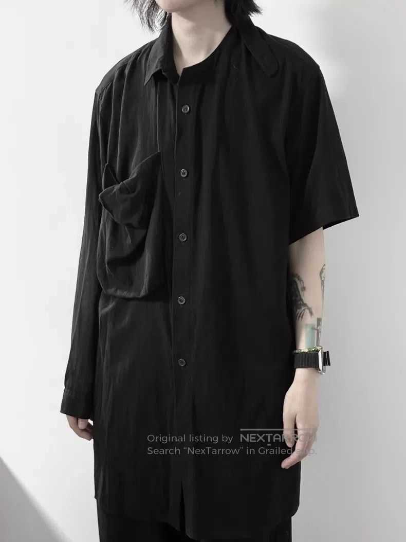 Yohji Yamamoto Yohji Yamamoto Deconstruct asymmetrical paneled long shirt Size US M / EU 48-50 / 2 - 9 Thumbnail