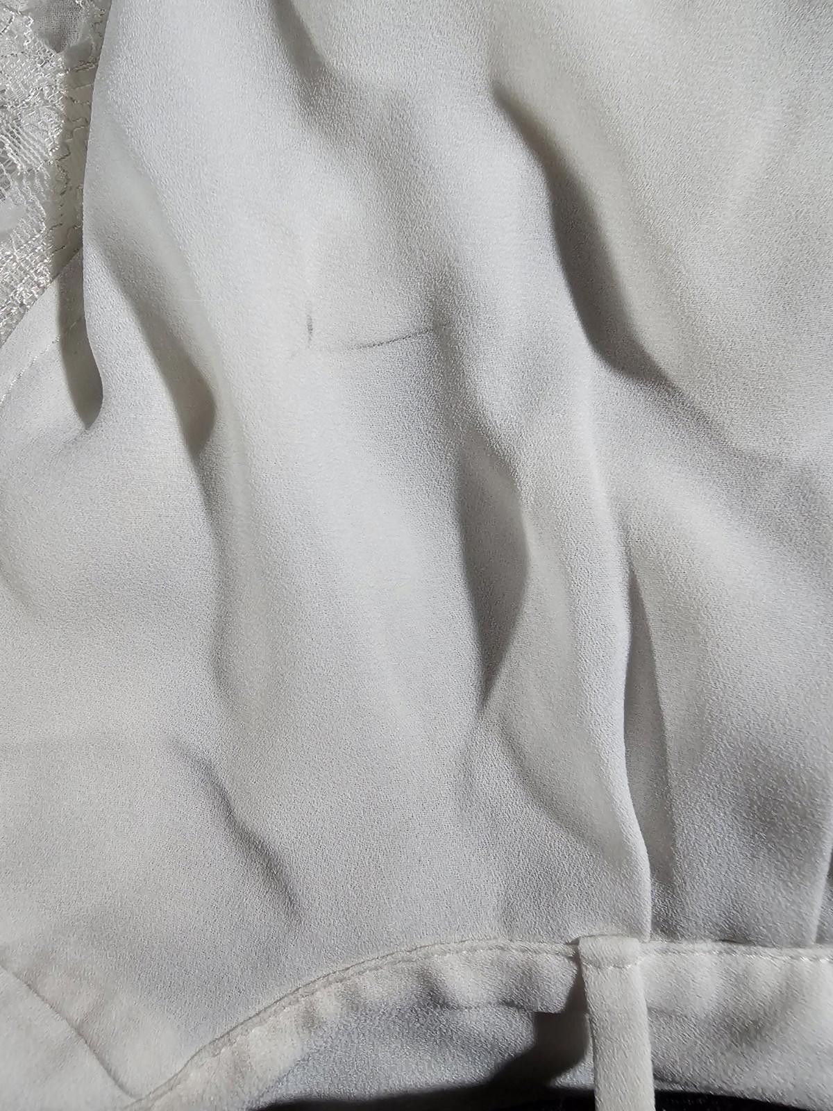Other white house black market Small Sleeveless White Blouse Size S / US 4 / IT 40 - 5 Thumbnail