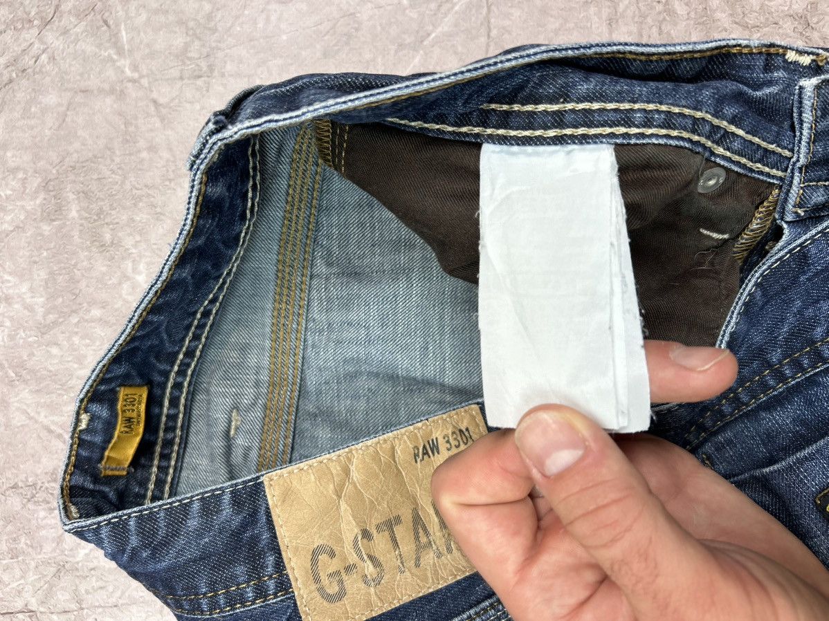 G-Star × Japanese Brand × Vintage VINTAGE G STAR RAW JEANS JAPANESE DIRTY WASH DISTRESSED Y2K Size US 32 / EU 48 - 8 Thumbnail
