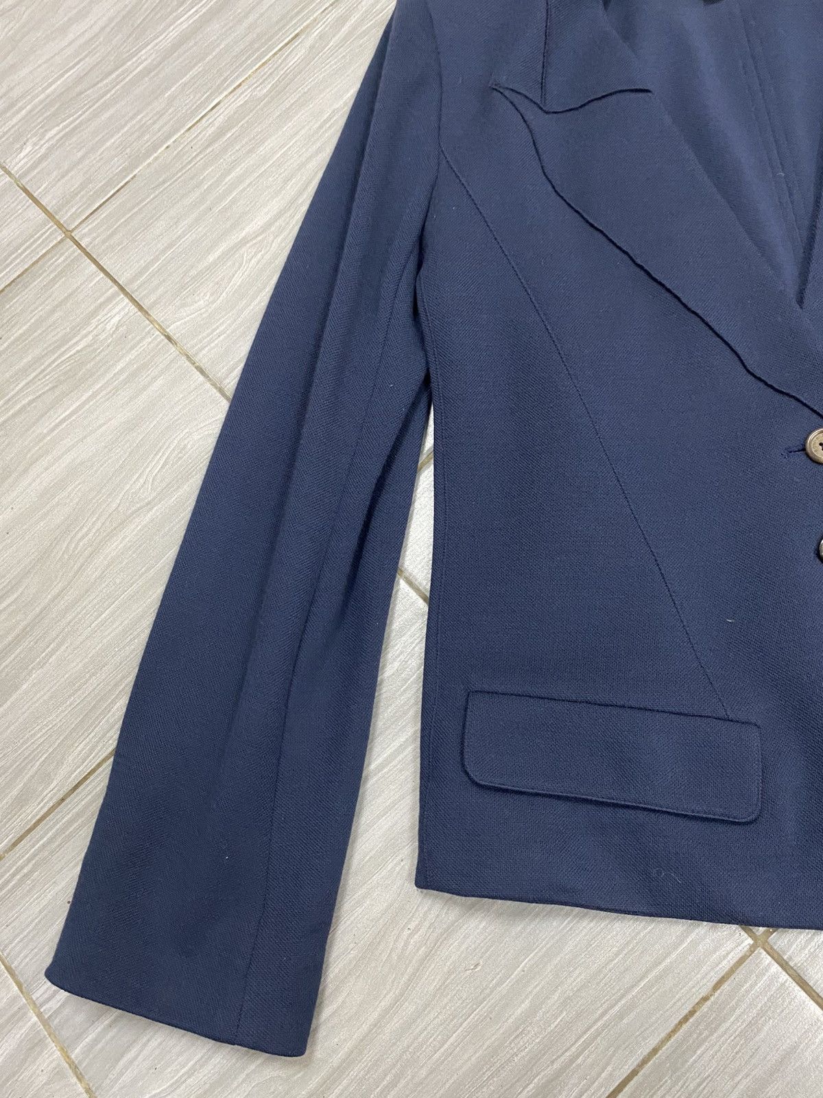 Sonia Rykiel Sonia Rykiel Jacket Blazer Wool Laine Size S / US 4 / IT 40 - 4 Thumbnail