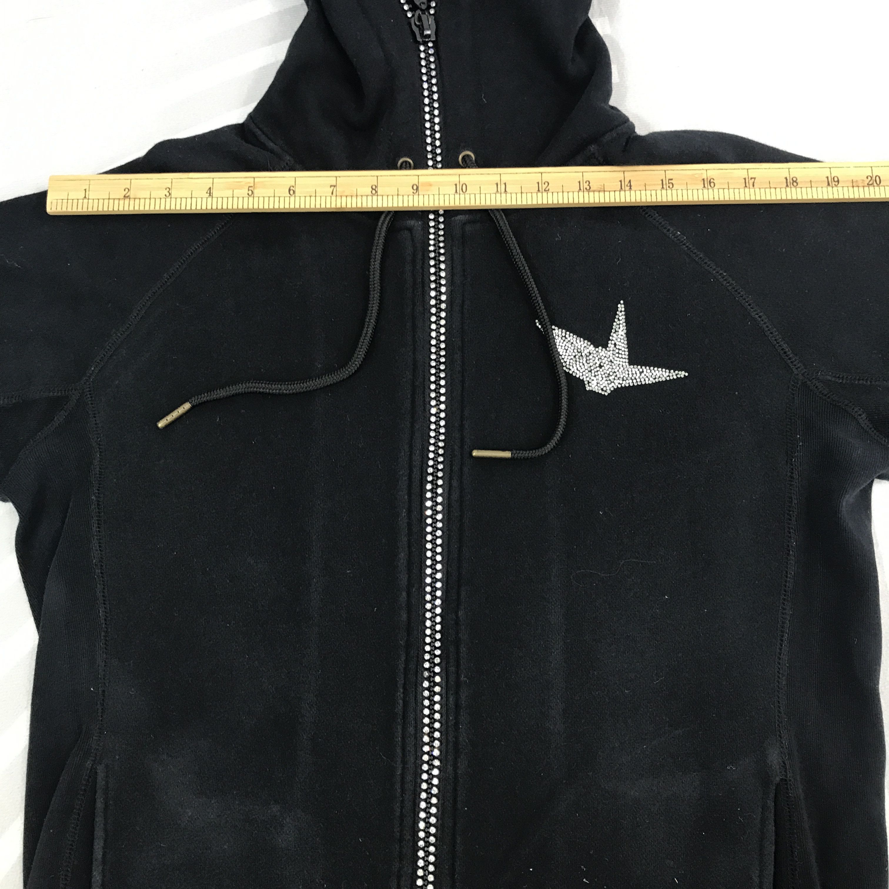 Japanese Brand Vintage 1piu1uguale3 Black punk style hoodie Jacket Size US L / EU 52-54 / 3 - 5 Thumbnail