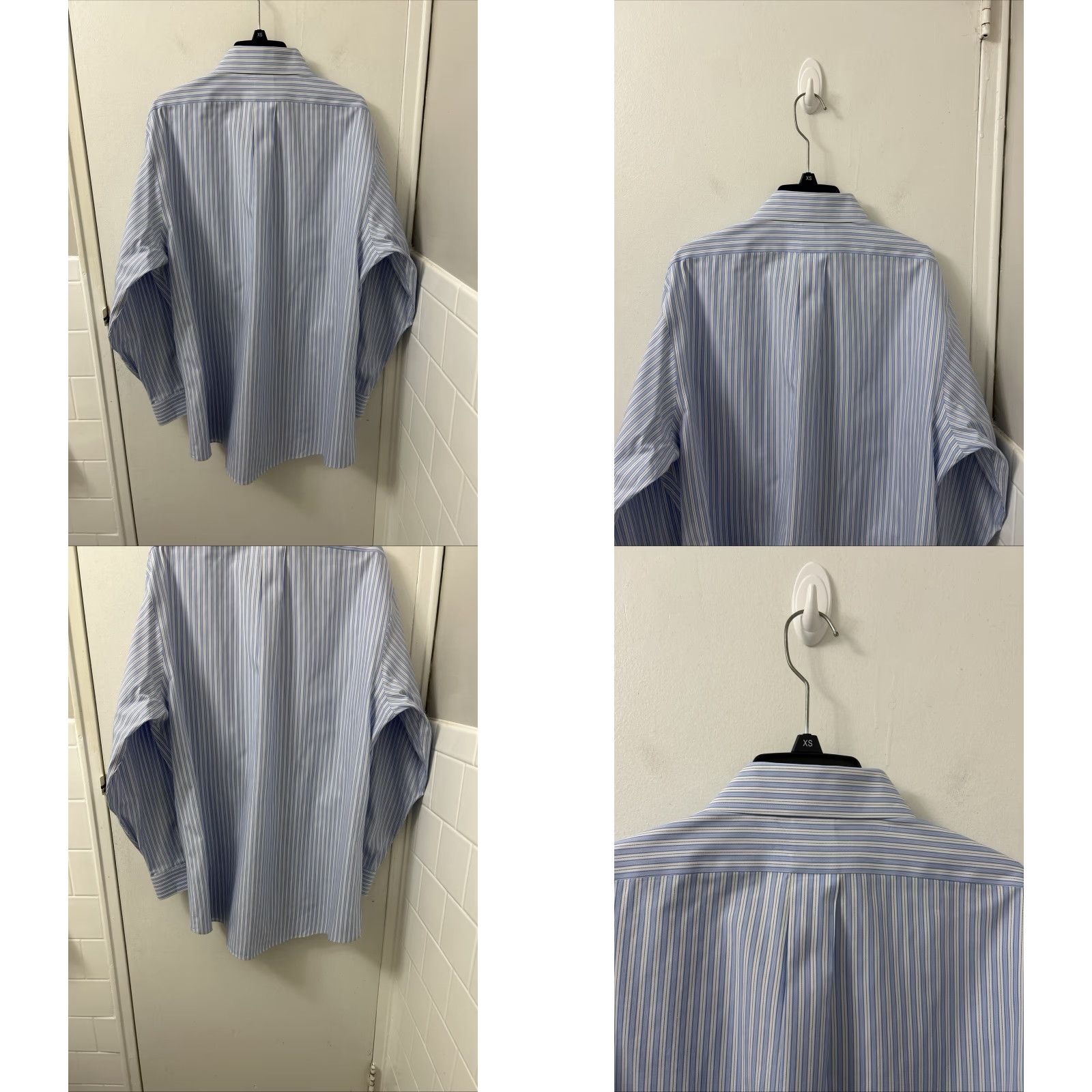 Brooks Brothers Brooks Brothers Original Polo Shirt Mens 16.5 Blue White Striped Button Up L/S Dress Shirt Size US XL / EU 56 / 4 - 8 Thumbnail