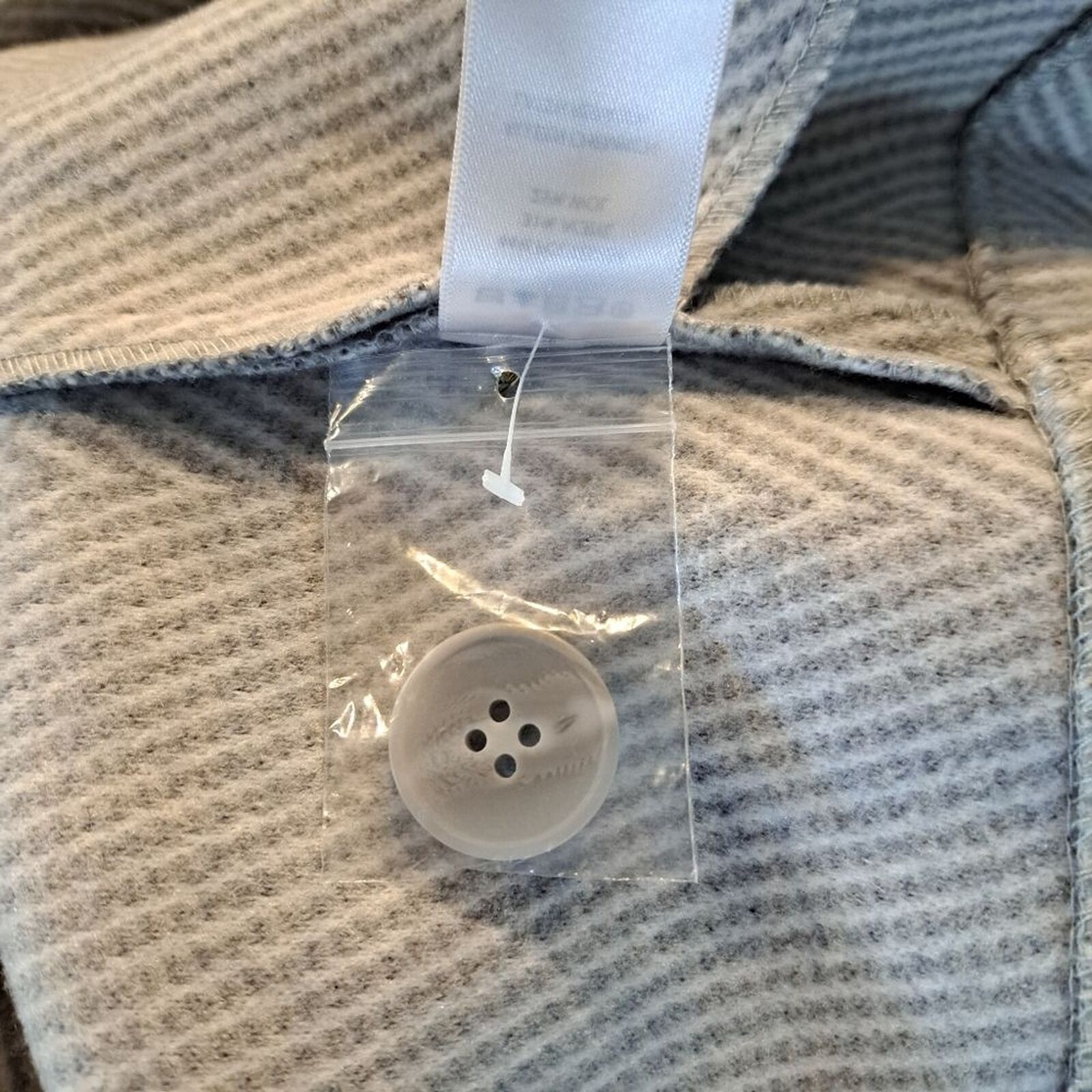 Joie Joie wool blend pea coat jacket collar chevron blue sz XL Size XL / US 12-14 / IT 48-50 - 3 Thumbnail