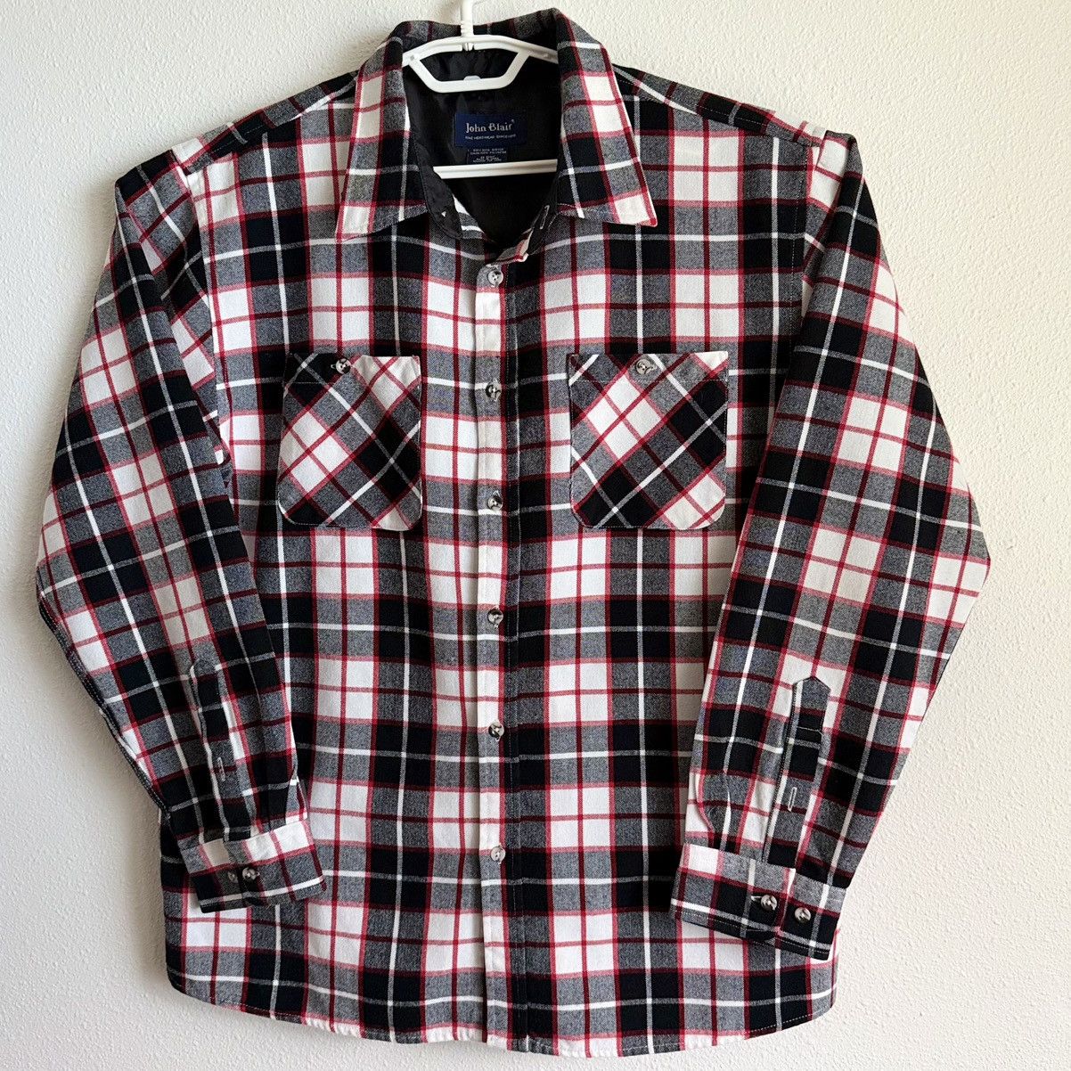 Other Vintage 80s John Blair Plaid Flannel Shirt Mens Large Acryli Size US L / EU 52-54 / 3 - 1 Thumbnail