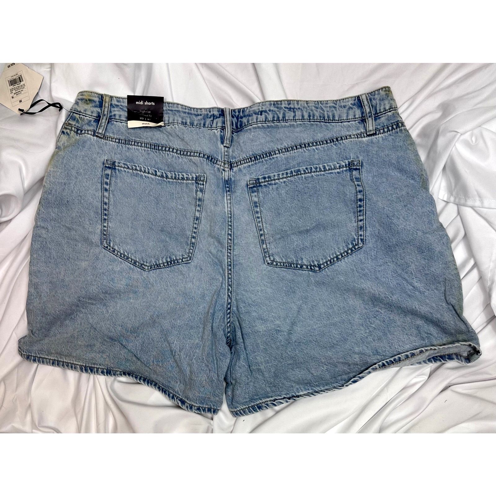 Other Ava & Viv Midi No Gap Waistband Shorts Denim size 20R Size 42" / US 20 - 8 Thumbnail
