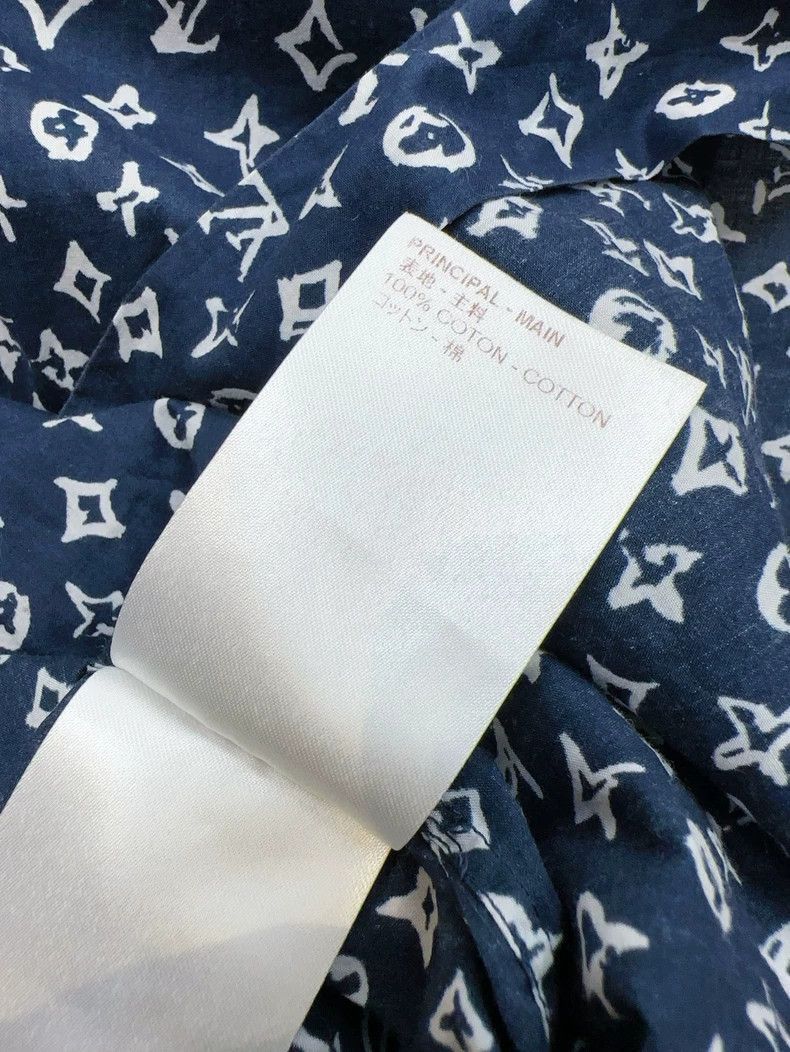 Louis Vuitton LOUIS VUITTON Monogram Long Sleeve Shirt- Size XXS / US 00 / IT 34 - 8 Thumbnail