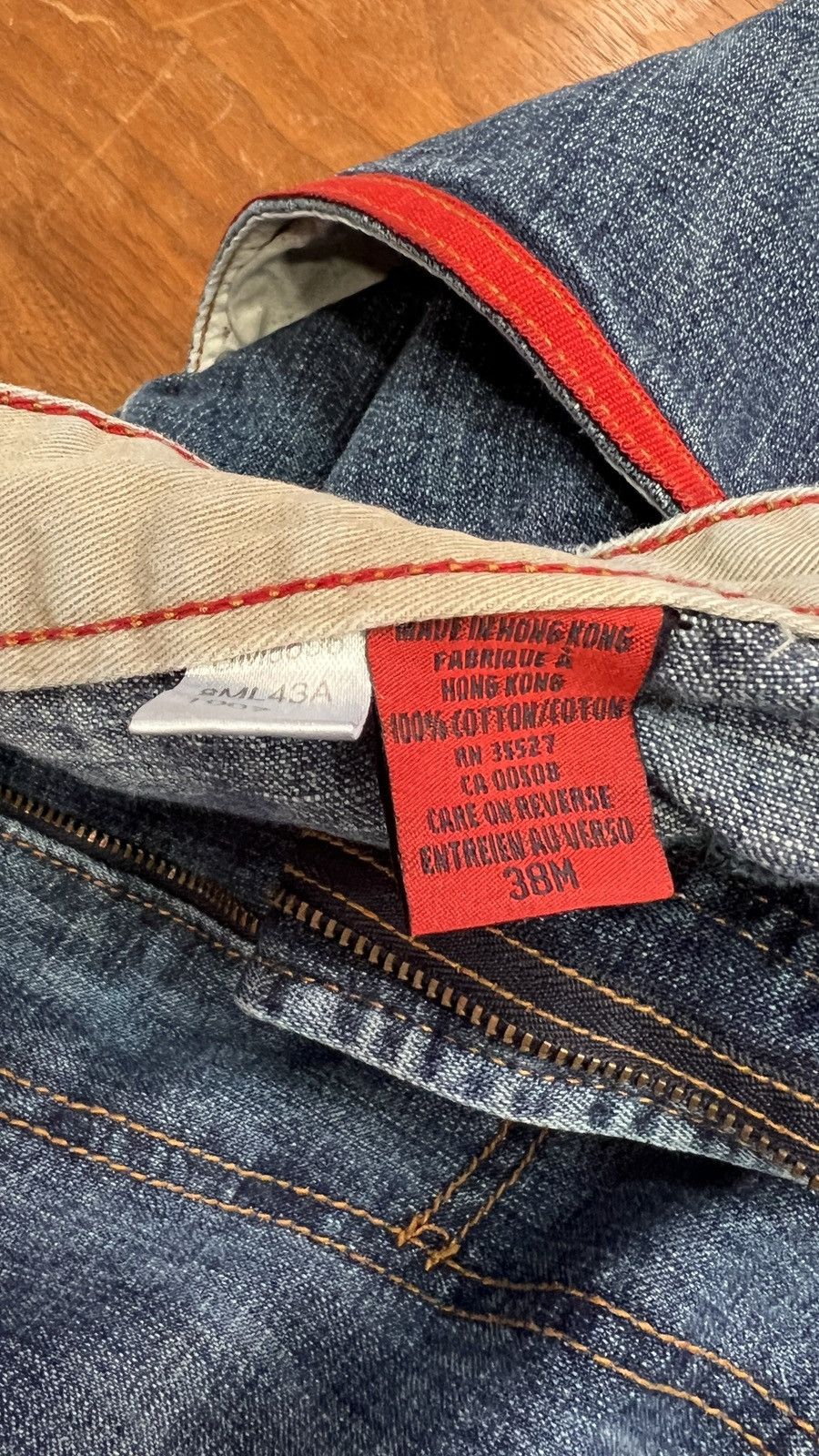 Marithe + Francois Girbaud Marithe Francois Girbaud 38w Jeans Size US 38 / EU 54 - 6 Thumbnail