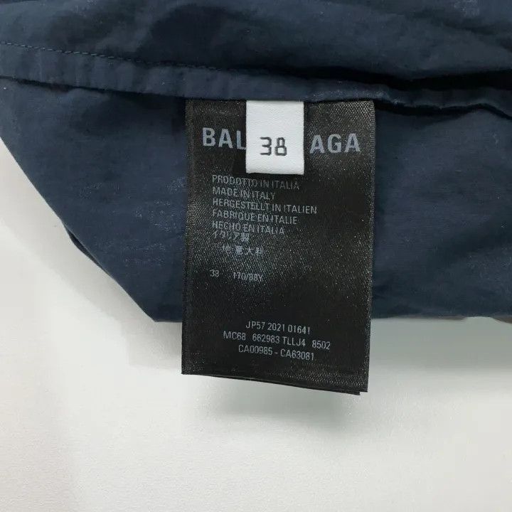 Balenciaga Balenciaga SS22 Logo Print Long Sleeve Shirt 0079-2507 Size US M / EU 48-50 / 2 - 3 Thumbnail
