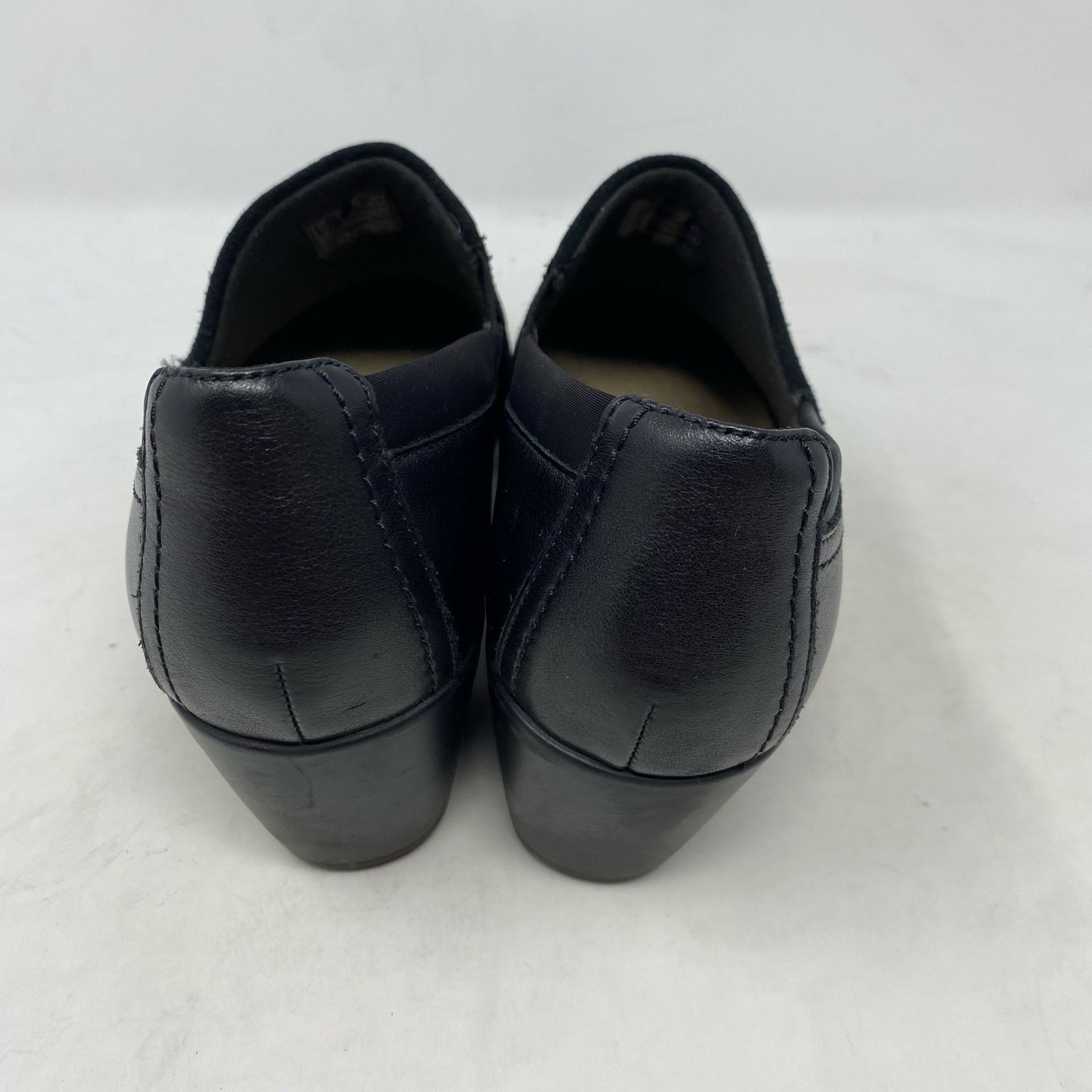 Clarks Clarks Emily Step Heel Loafers Black Leather Womens Size 9 Size US 9 / IT 39 - 5 Thumbnail