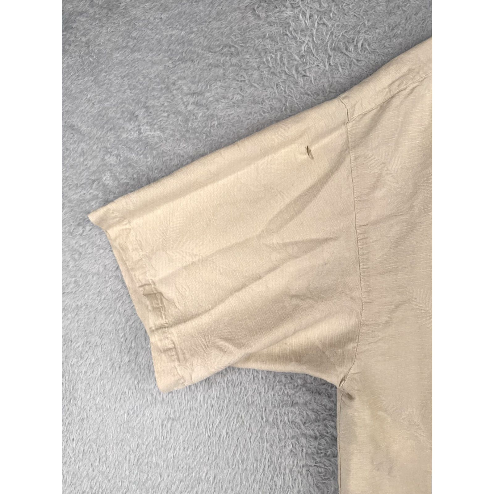 Vintage Eagle Dry Goods Button-Up Shirt Men XL Beige Silk Embroidered Hawaiian Nat Nast Luxury Originals 90s Theme Mens Size US XL / EU 56 / 4 - 3 Thumbnail