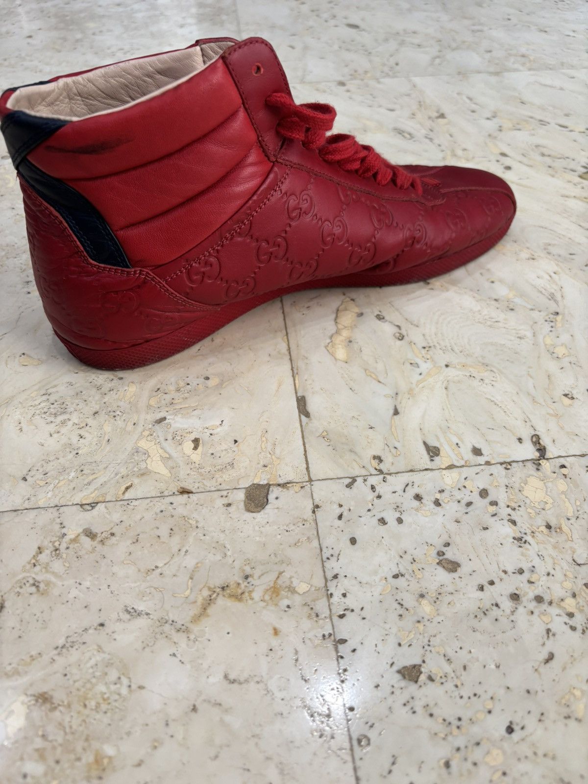 Gucci Signature High Top 'Red'