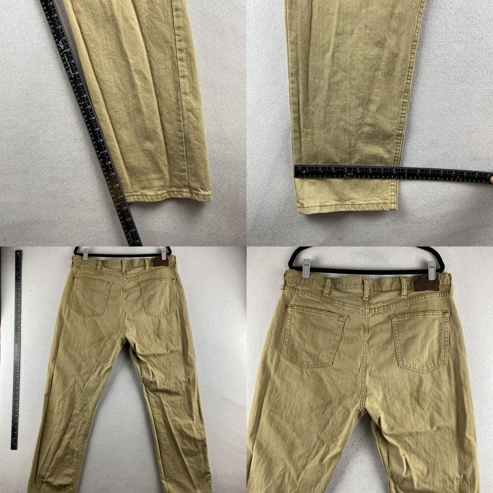 Wrangler Wrangler Jeans Mens 38 Beige Straight Distressed Denim Light Wash Pants Size US 38 / EU 54 - 9 Thumbnail