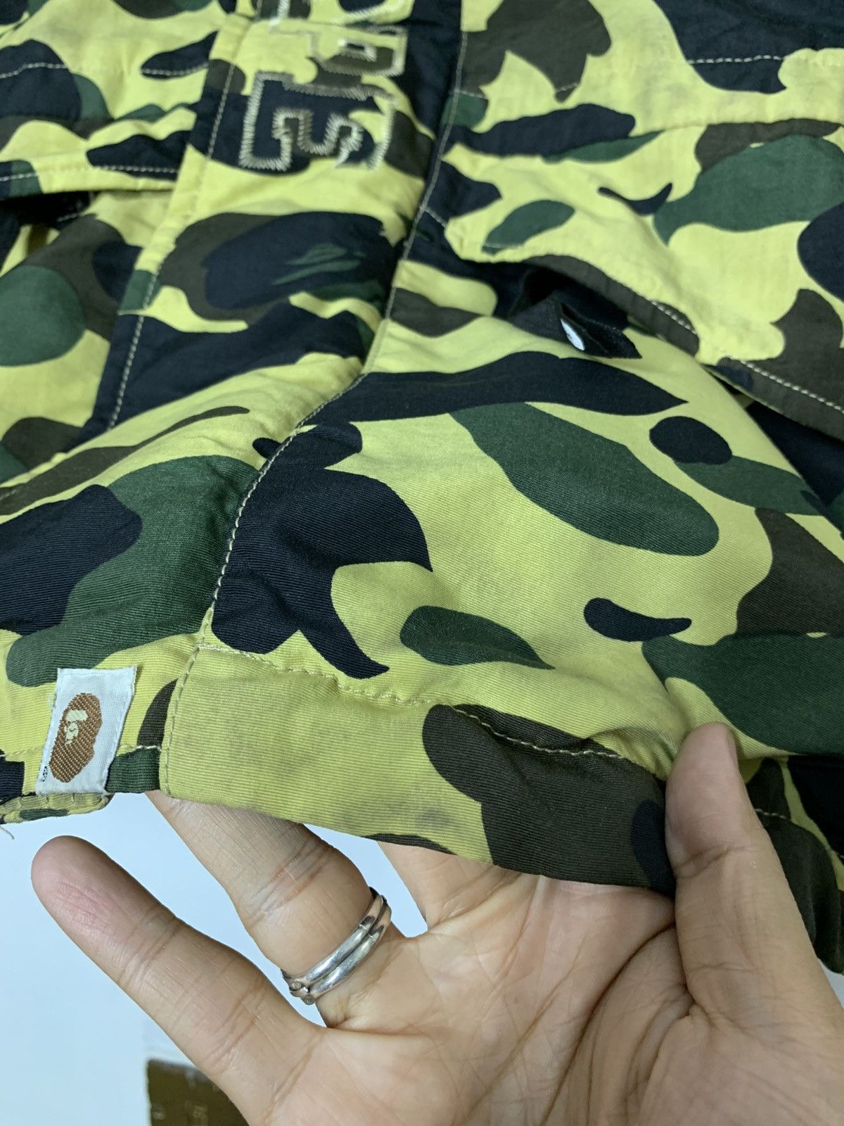 Bape Vintage BAPE 1st Camo Snowboard Puffer Down Jacket Size US L / EU 52-54 / 3 - 15 Thumbnail