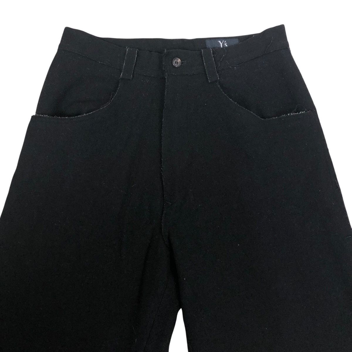 Yohji Yamamoto Y’s Yohji Yamamoto A/W 2011 Deconstructed Wool Pants Size 28" / US 6 / IT 42 - 2 Thumbnail