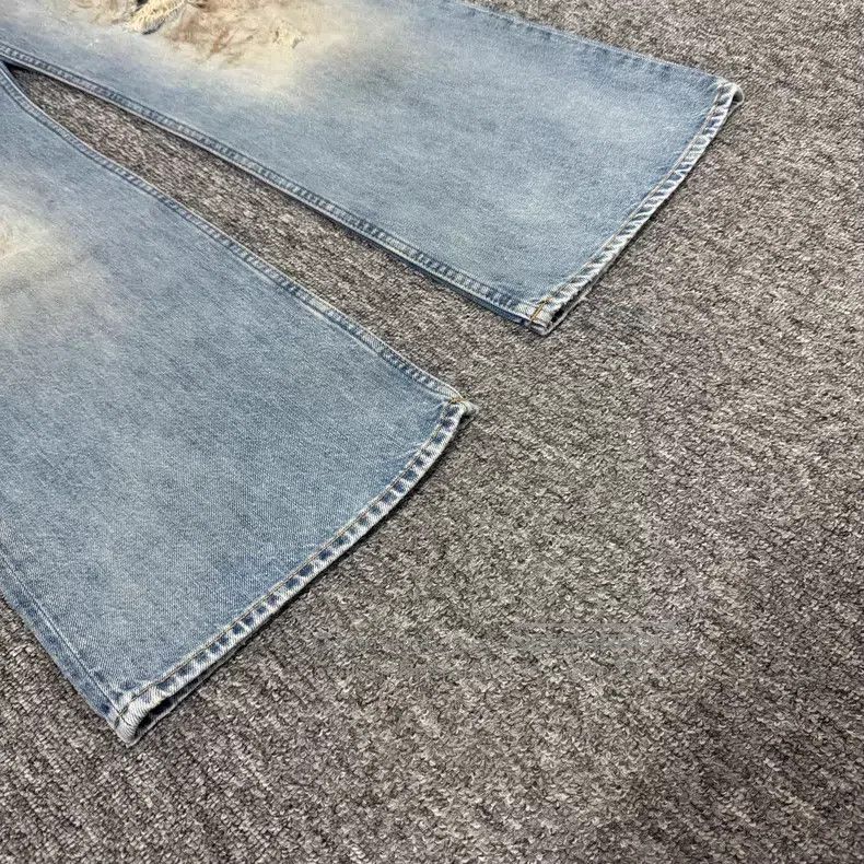 Acne Studios Acne Studios Mud Dyed Distressed Wide Leg Denim Pants Size US 30 / EU 46 - 5 Thumbnail