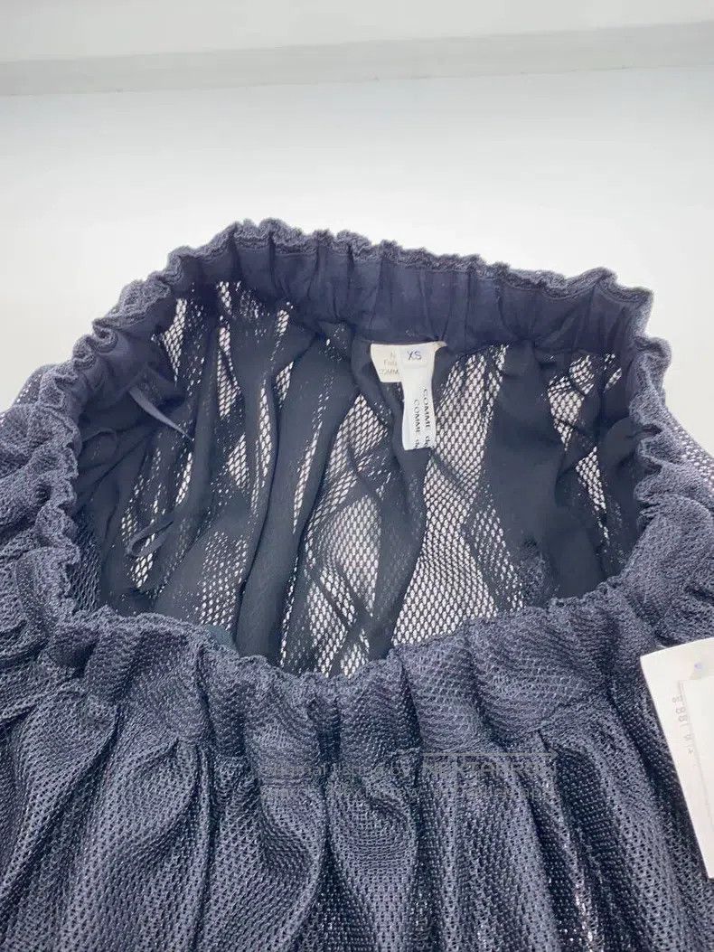 Comme des Garcons Comme des Garcons size XS Black lace mesh skirt Size 23" - 3 Thumbnail