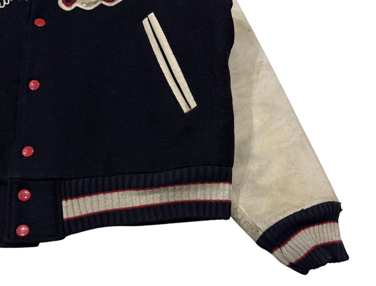 Japanese Brand Vintage Switch Baseball Champs Wool Leather Varsity Jacket Size US M / EU 48-50 / 2 - 10 Thumbnail
