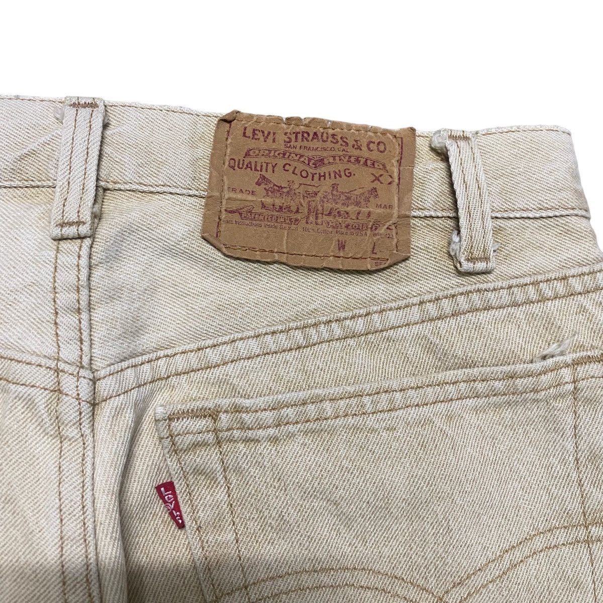 Levi's Vintage Levis 501 Fade Brown Jeans Size US 30 / EU 46 - 15 Thumbnail