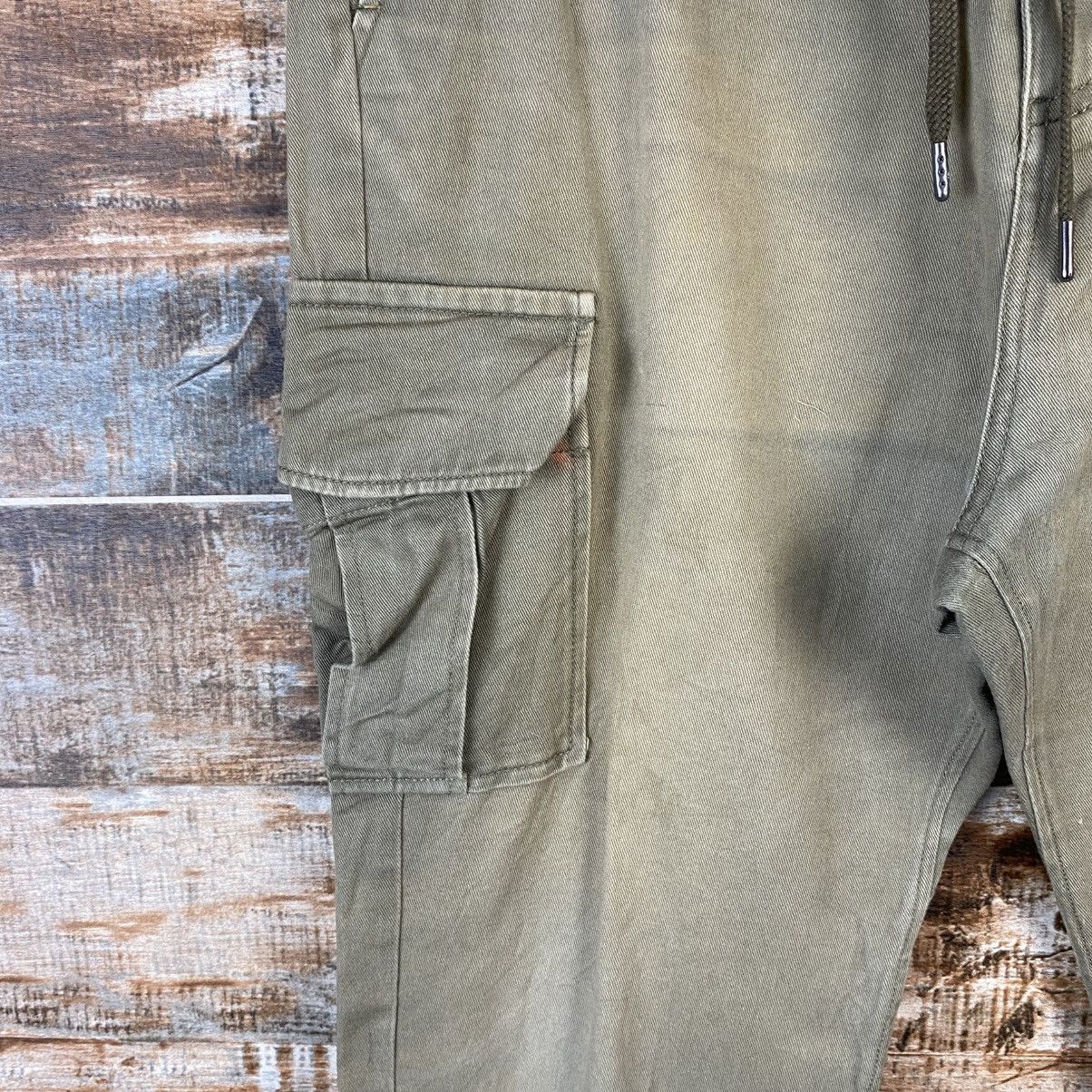BASE CONTROL DL Base Control Green Joggers Pants #C764 Size US 29 - 10 Thumbnail