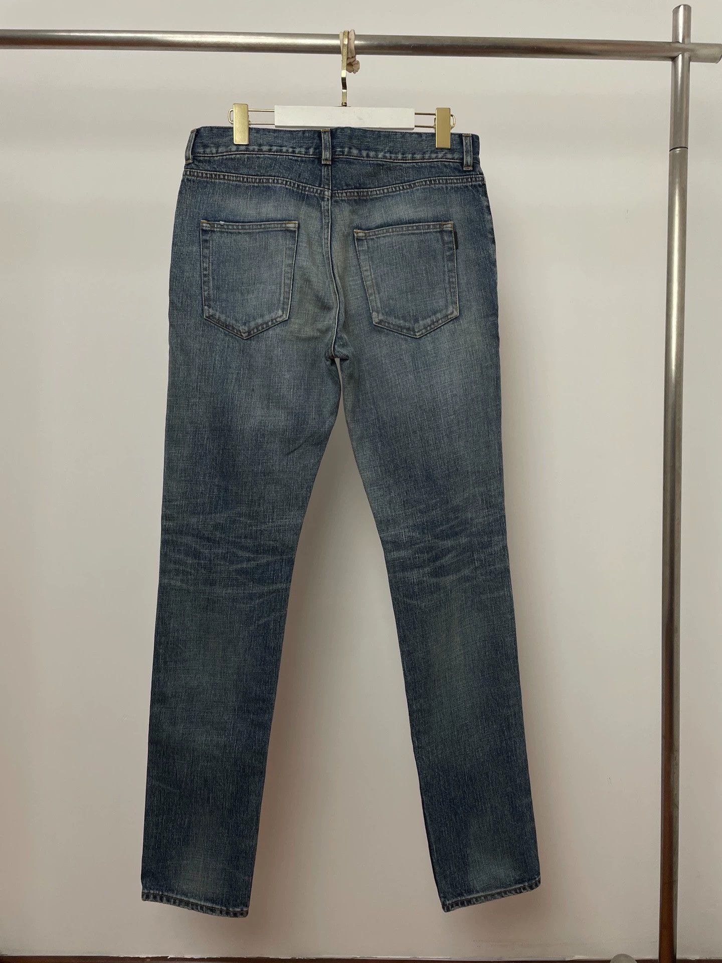 Saint Laurent Paris Saint Laurent D02 Straight Jeans 31 (New with Tags) Size US 31 - 2 Thumbnail