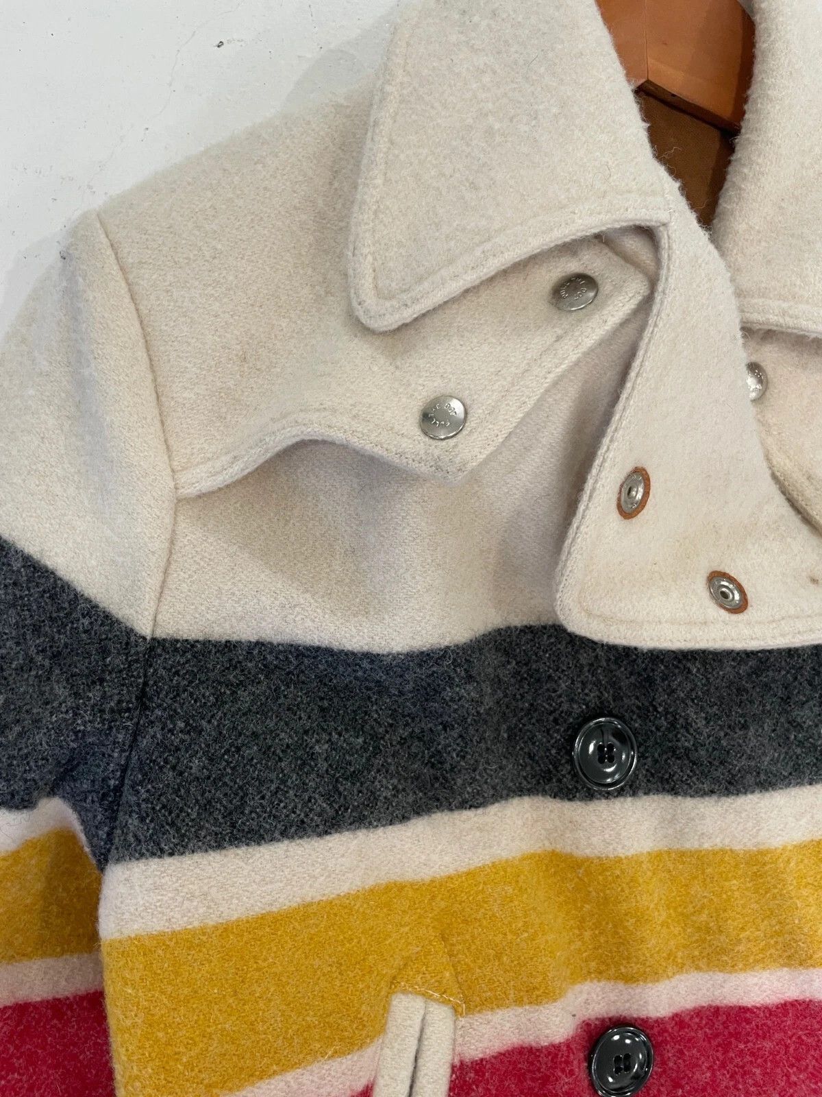 Monitaly Monitaly Multicolor Trench Coat Sz 42/L Size US L / EU 52-54 / 3 - 10 Thumbnail