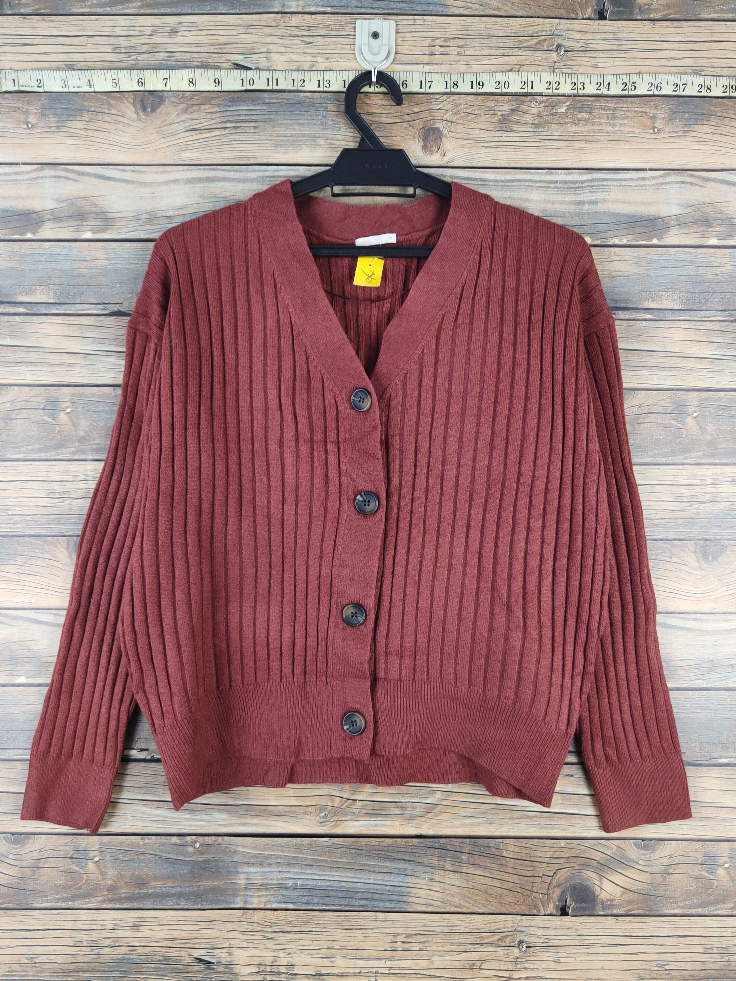 GU GU Dark Brown Knitwear Cardigan #W2236 Size M / US 6-8 / IT 42-44 - 1 Thumbnail