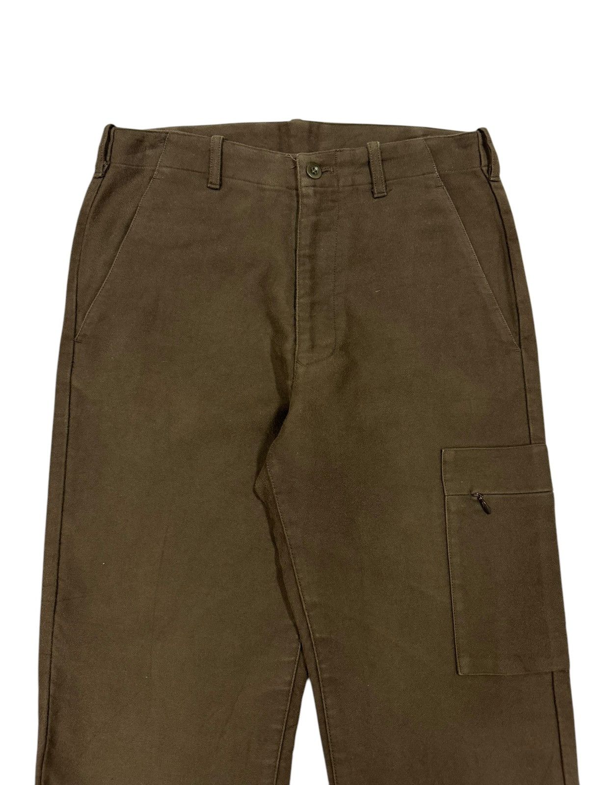 Vintage × Yohji Yamamoto Vtg🔥A.A.R Yohji Yamamoto Single Cargo Pocket Moleskin Pant Size US 30 / EU 46 - 4 Thumbnail