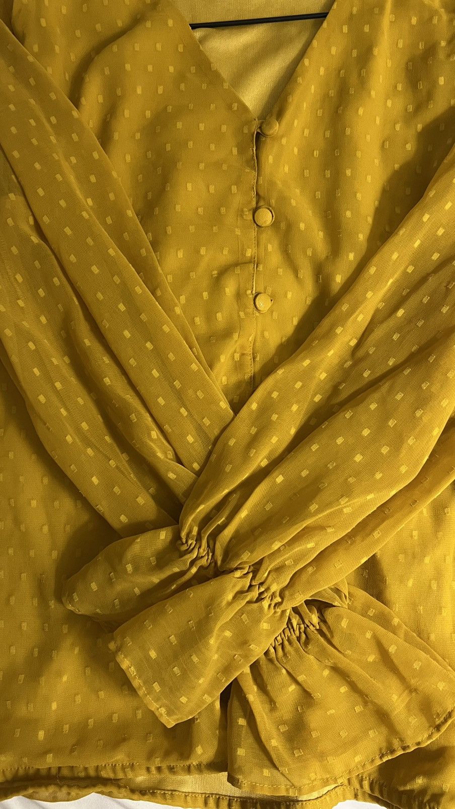 Other Yellow blouse for work Size M / US 6-8 / IT 42-44 - 4 Thumbnail