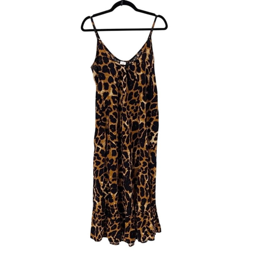 Other Buenos Ninos U Neck wild leopard hi lo Dress size S Size S / US 4 / IT 40 - 1 Thumbnail
