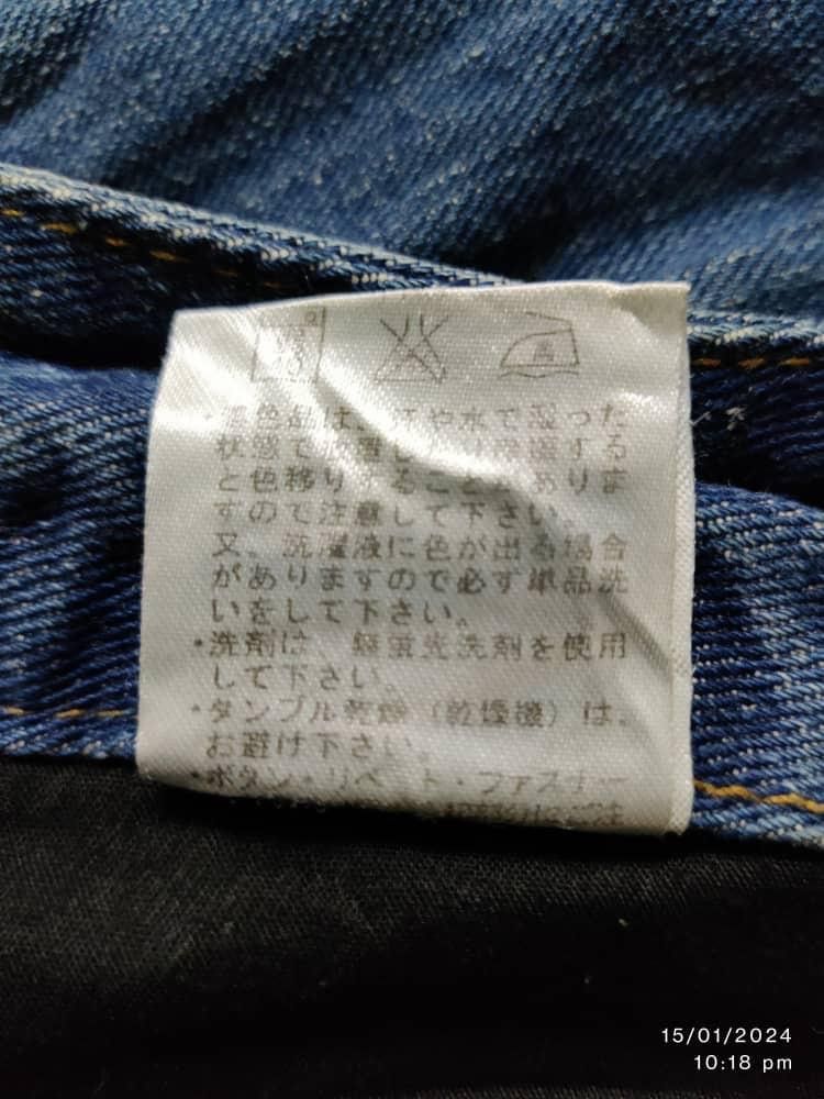 Japanese Brand ROOTS THREE JEANS DISTRESSED AVANT GARDE Size US 35 - 7 Thumbnail