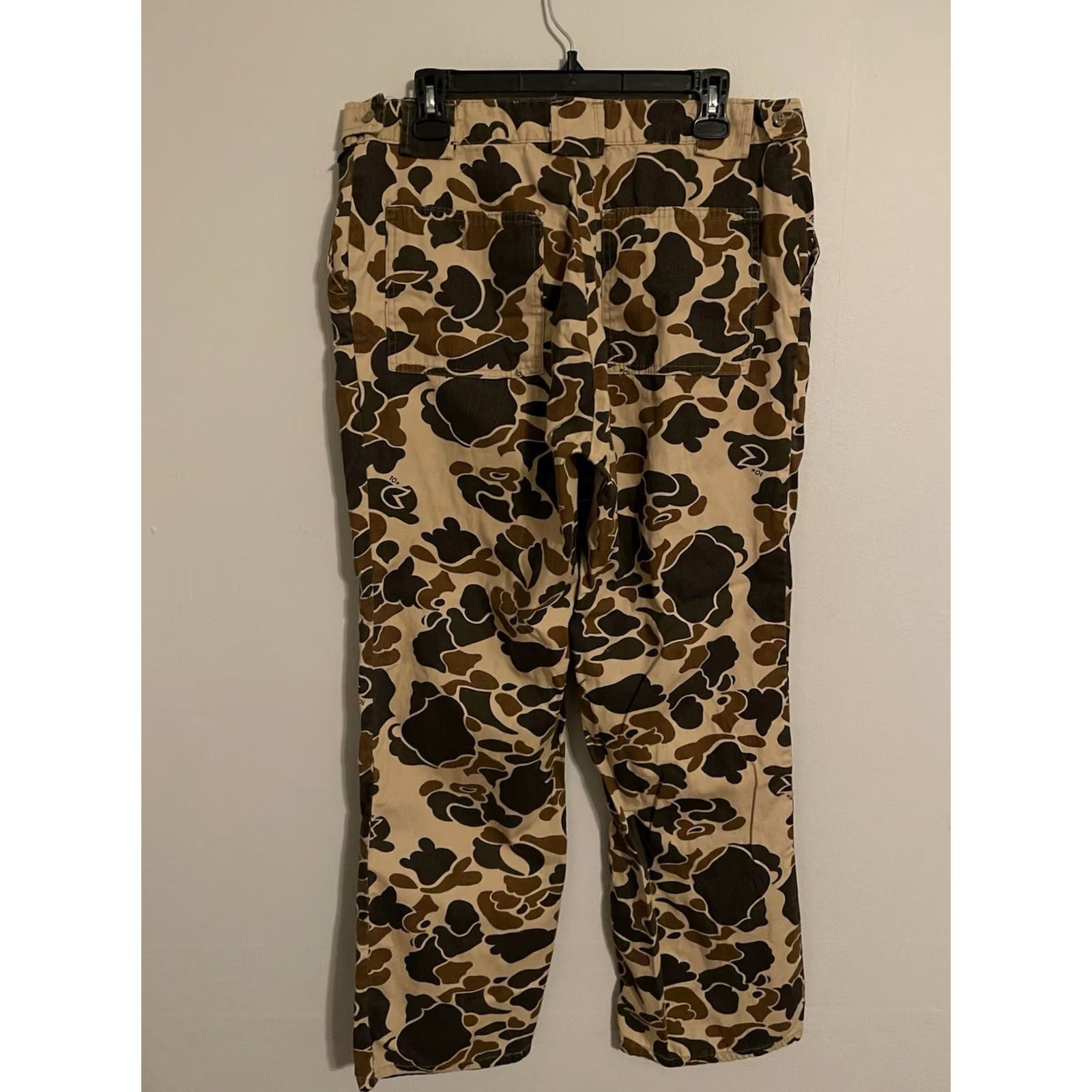 Vintage VINTAGE 10X Tan Duck Camo Hunting Outdoor Made USA Cargo Pants Men's Large Reg Size US 33 - 3 Thumbnail
