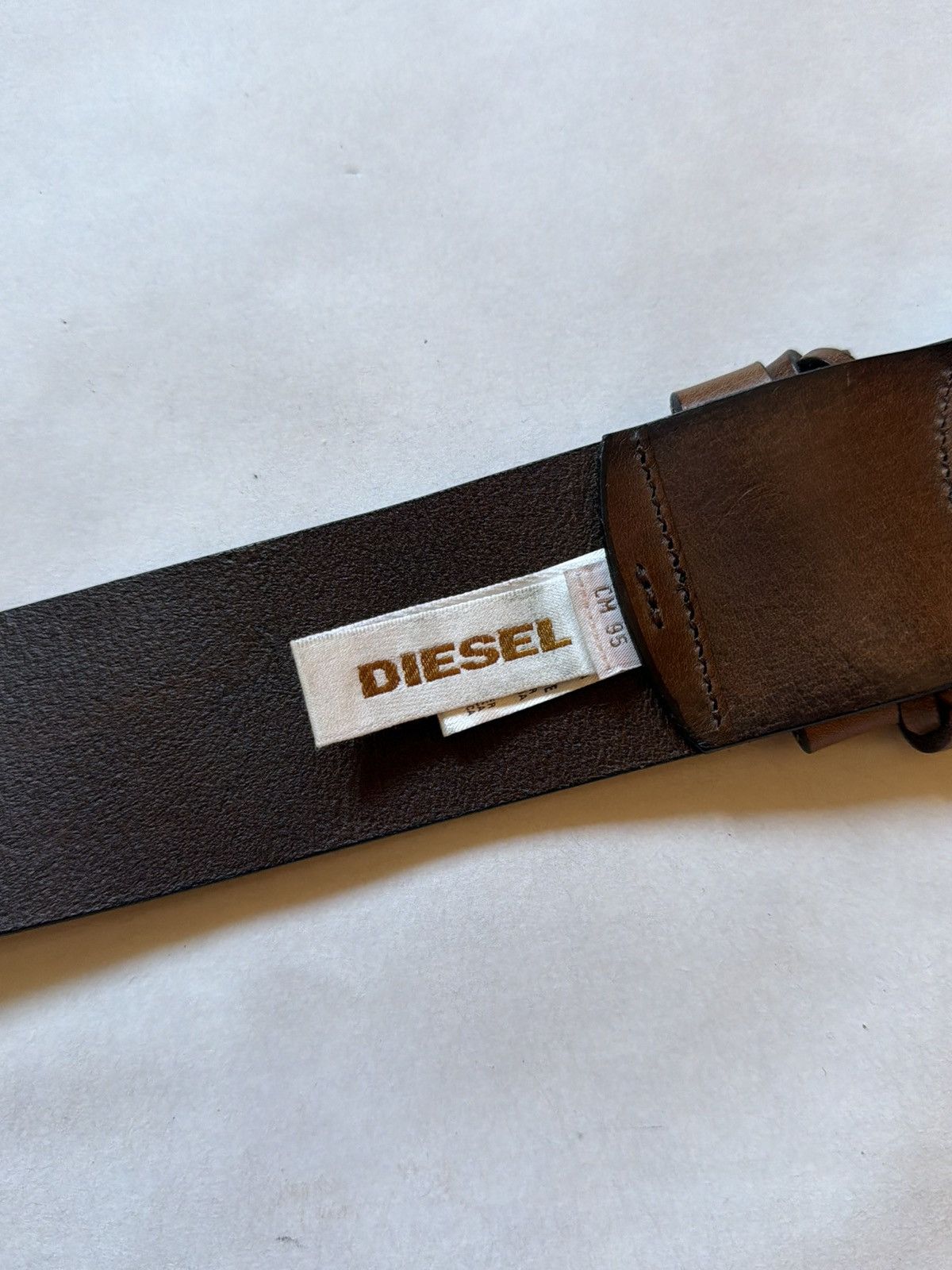 Diesel Diesel Western Cowboy Style Vintage Buckle Belt Leather Size ONE SIZE - 8 Thumbnail
