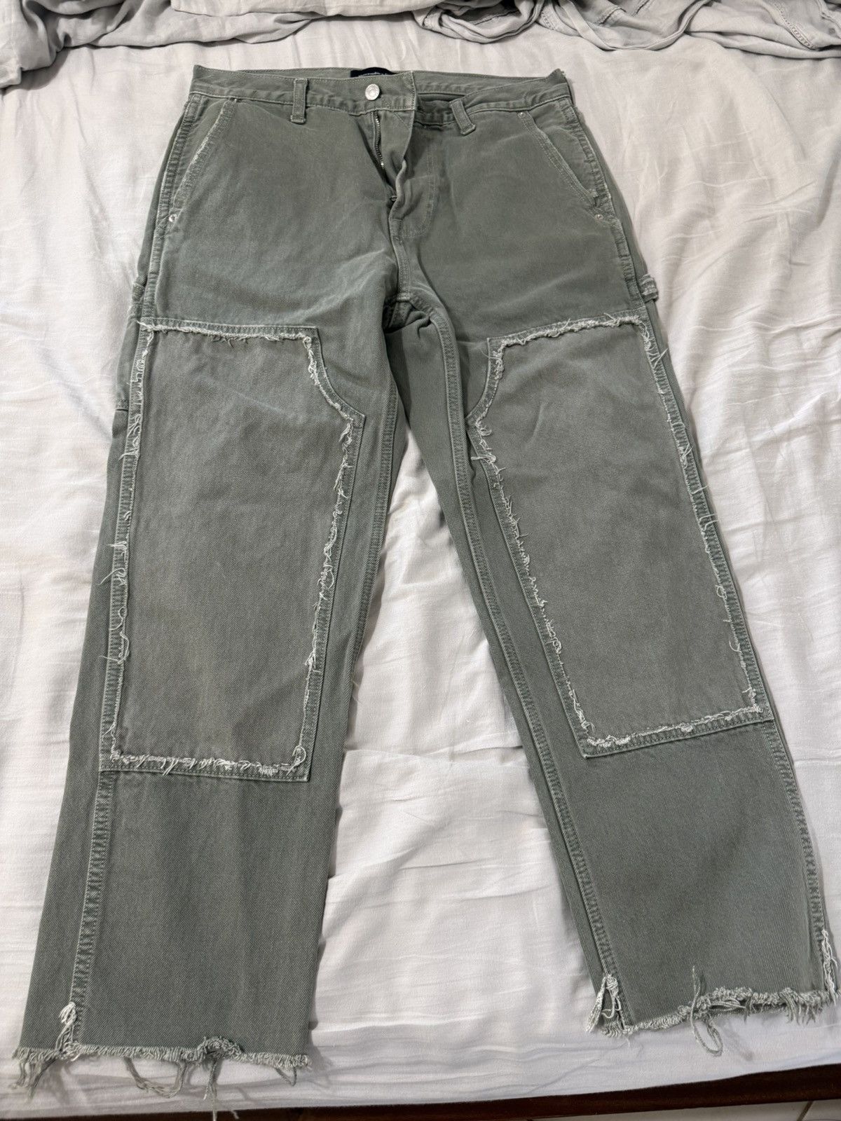 Abercrombie & Fitch Abercrombie and Fitch double knee workwear pants Size US 31 - 1 Thumbnail