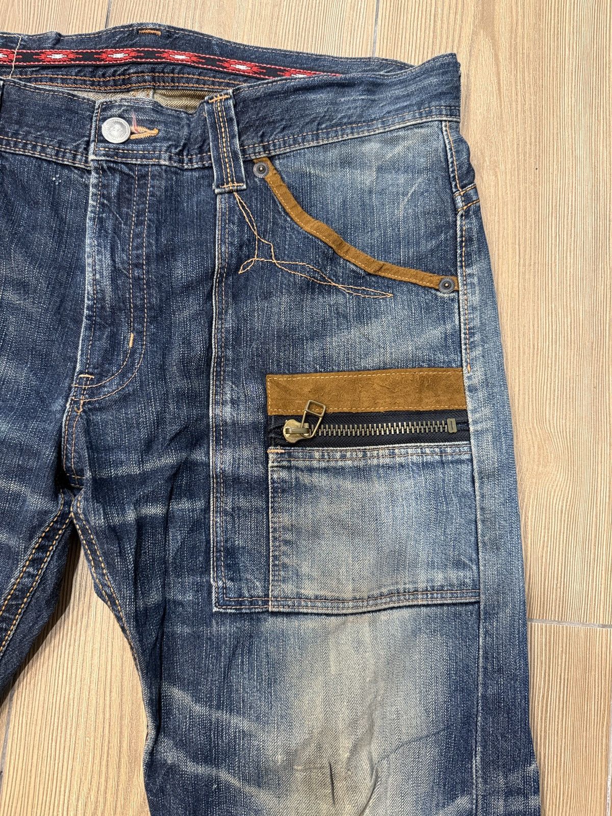 If Six Was Nine Japanese Edwin Exclusive Jeans Faded Multi Pocket Size US 38 / EU 54 - 4 Thumbnail
