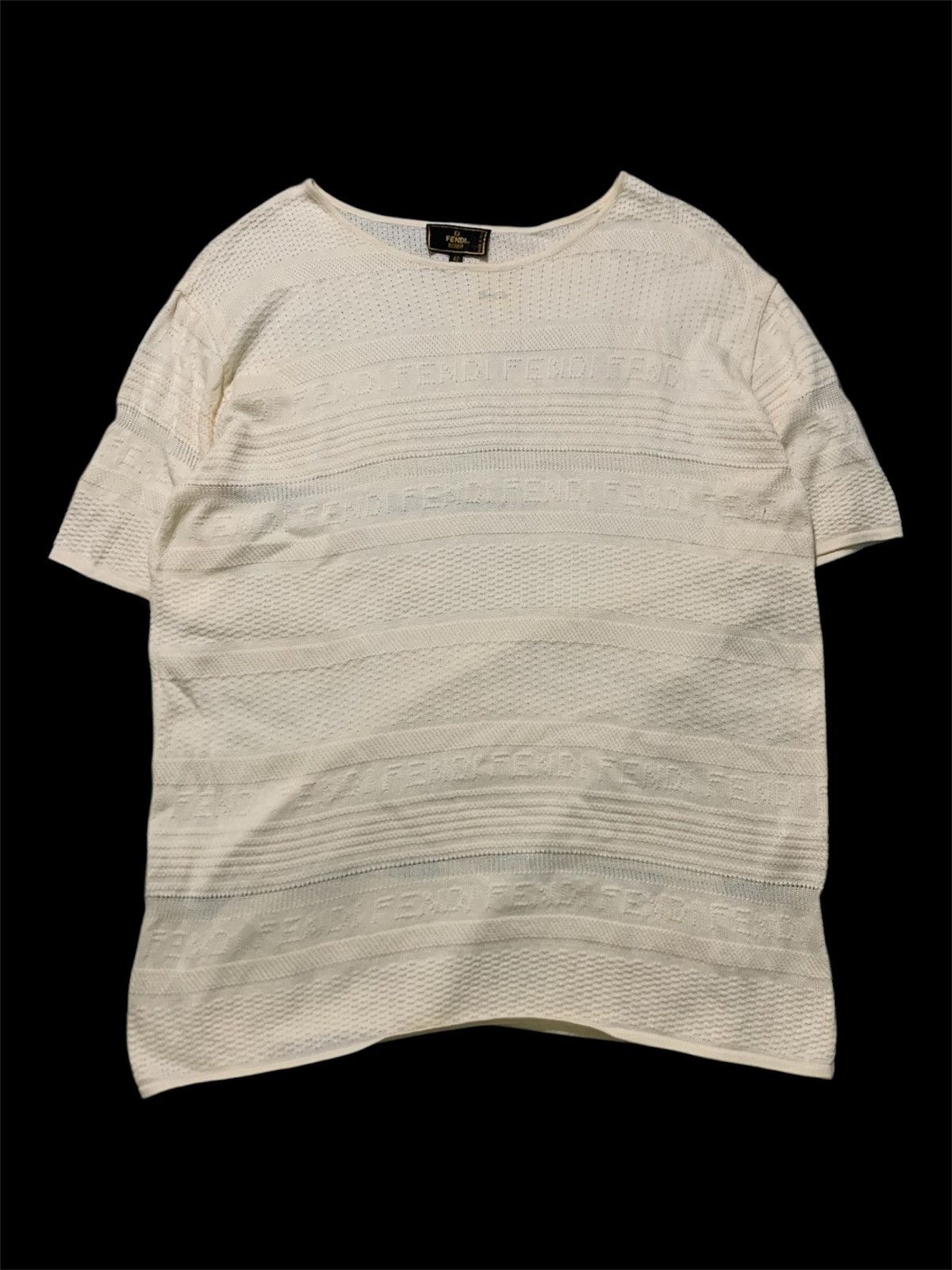 Fendi Vintage Fendi Knitted Shirt Size M / US 6-8 / IT 42-44 - 1 Thumbnail
